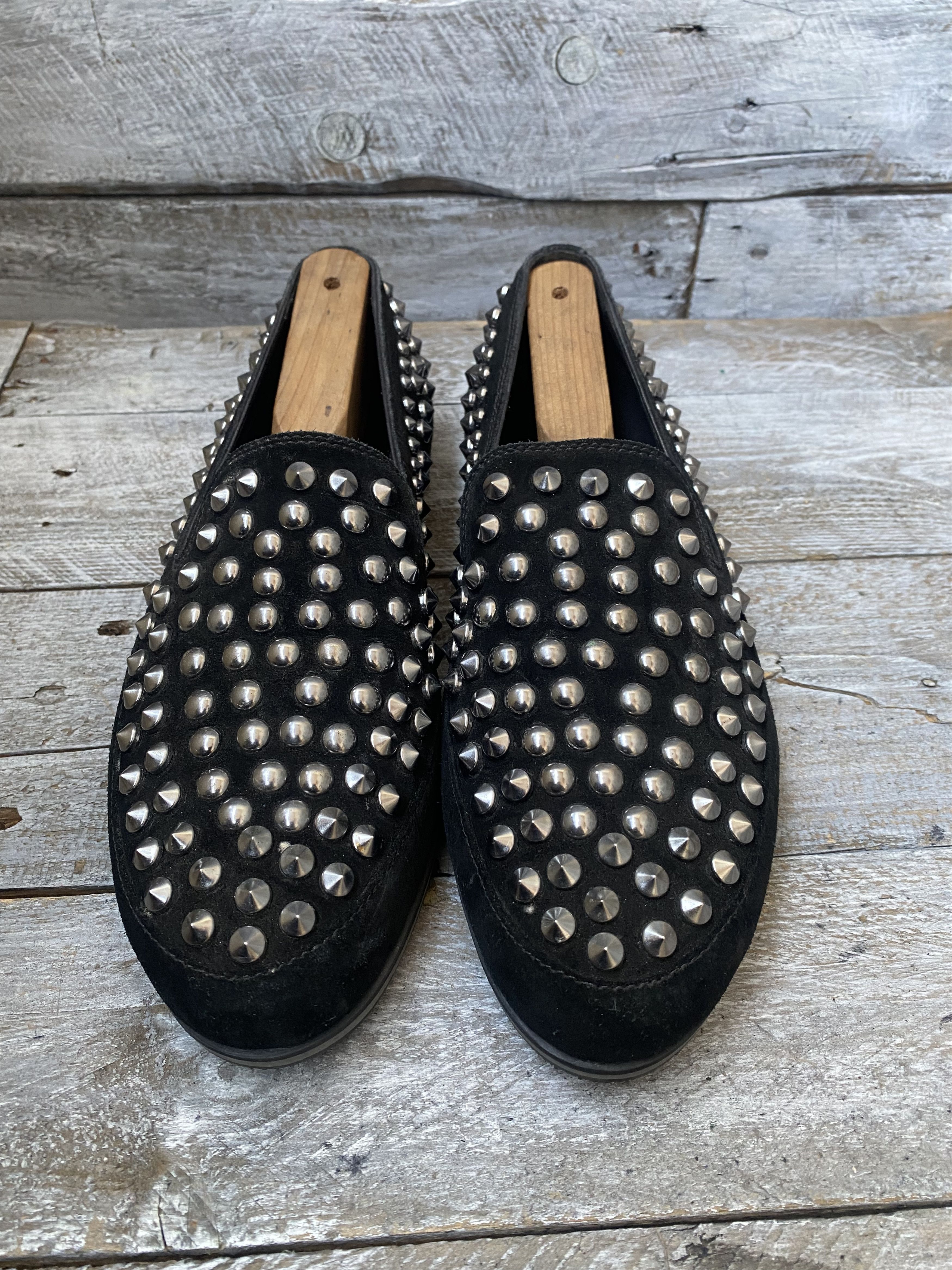 Prada Prada studded,spiked slip on leather shoes Size US 8 / EU 41 - 8 Thumbnail