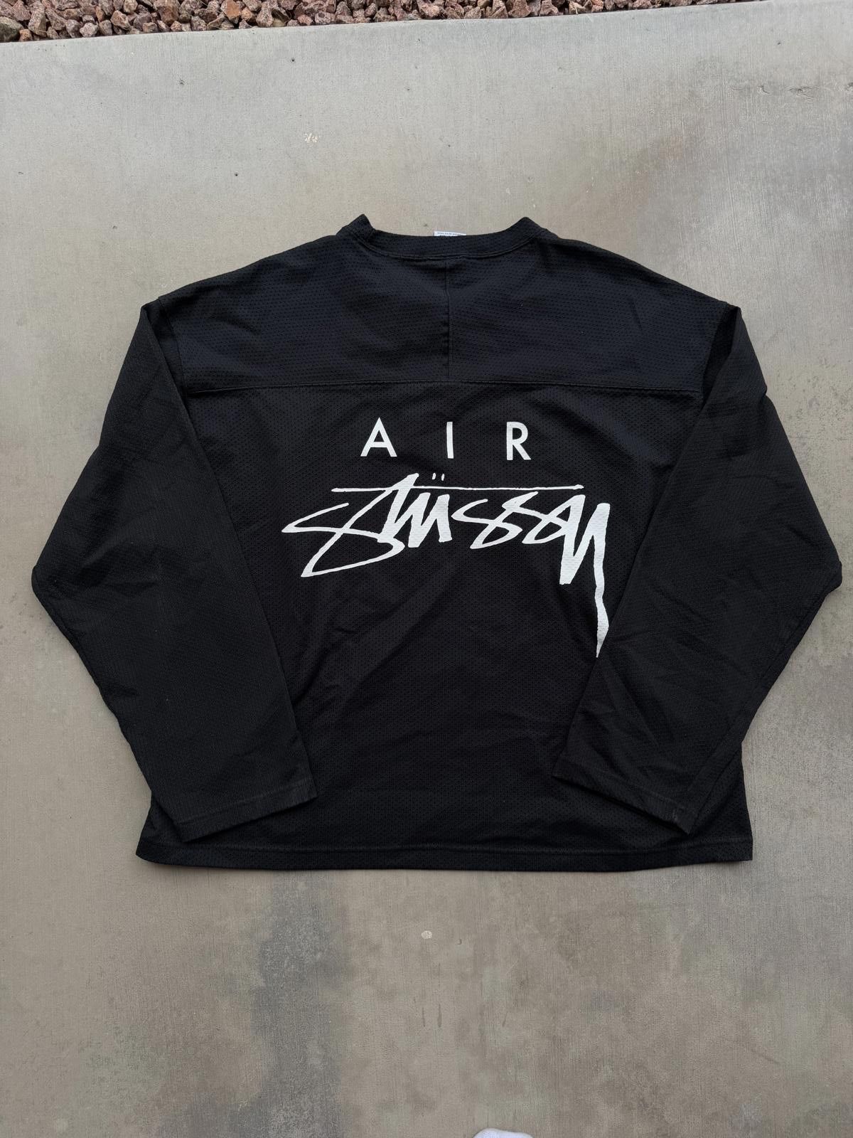 Nike Stussy Air Long Sleeve Black Medium Shirt