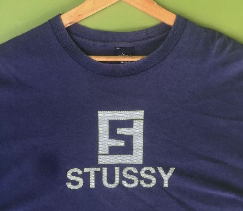 image of Stussy Stusssy Fendi Logo Font in Navy, Men's (Size XL)