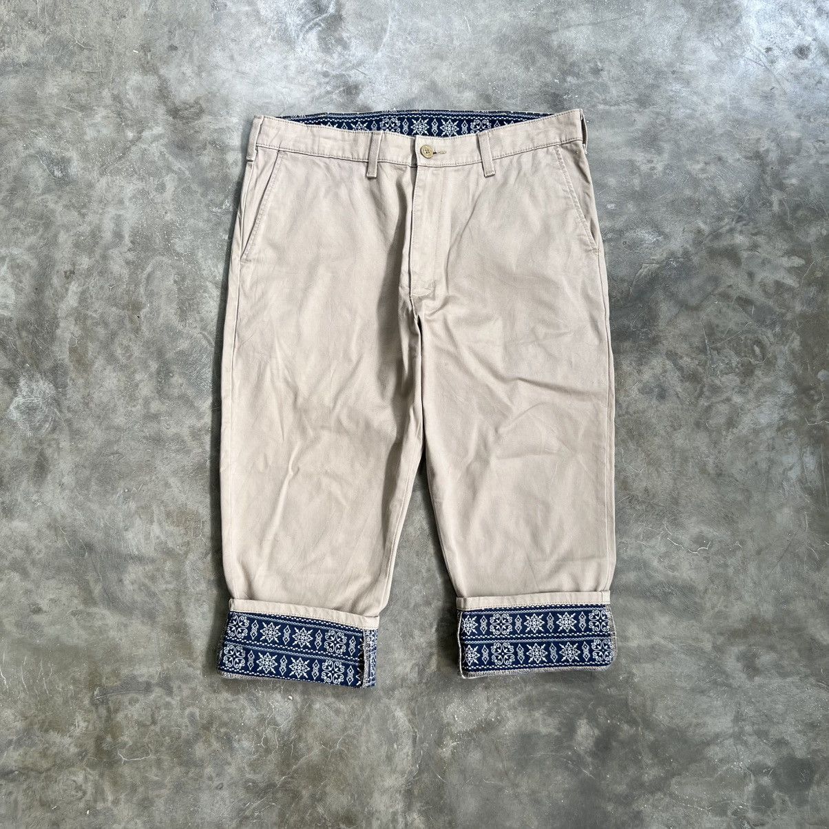Wrangler Vintage Wrangler Buckle Back Cropped Pants Size US 33 - 1 Thumbnail