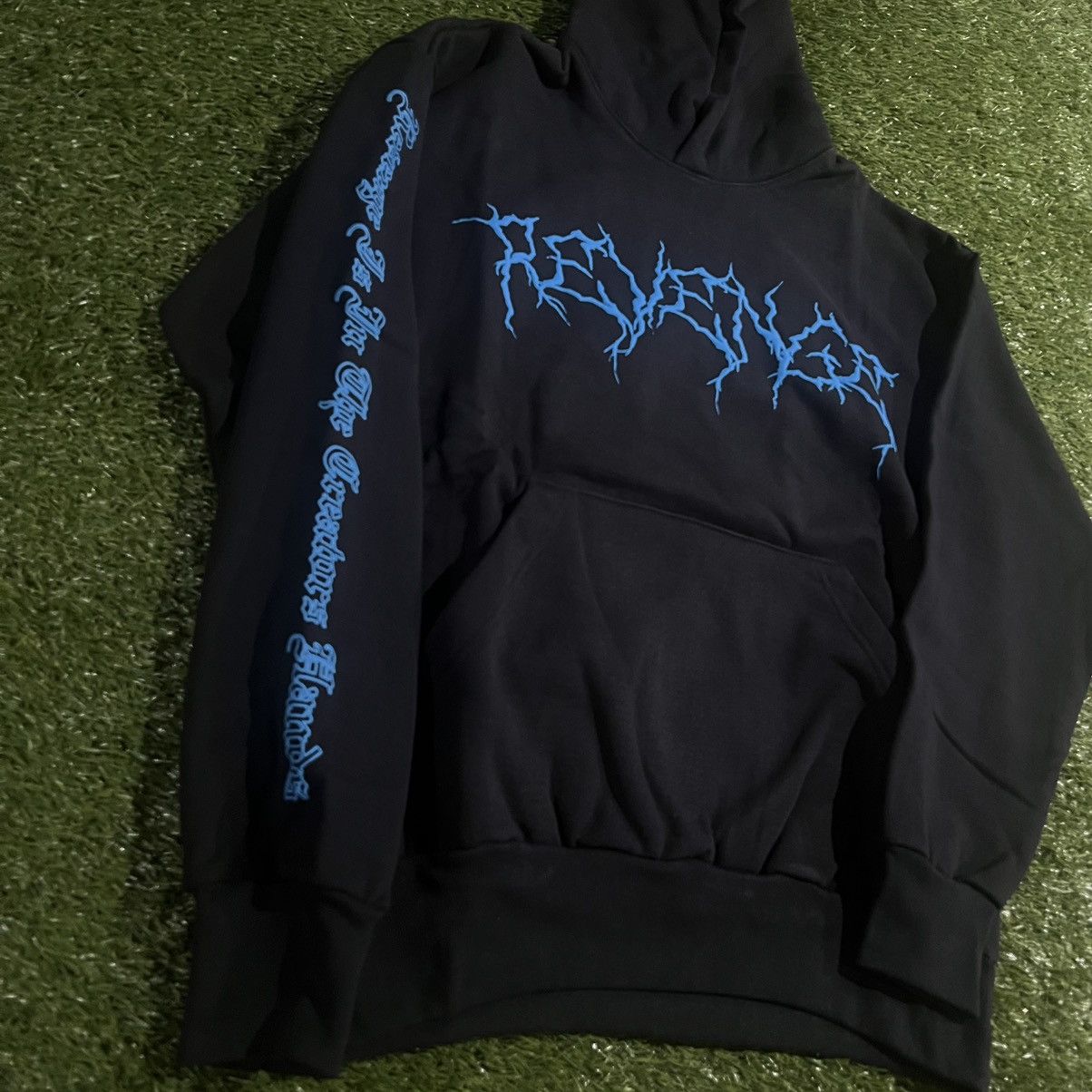 Revenge Revenge X Lightning Hoodie Black/Blue Size Medium Size US M / EU 48-50 / 2 - 2 Thumbnail