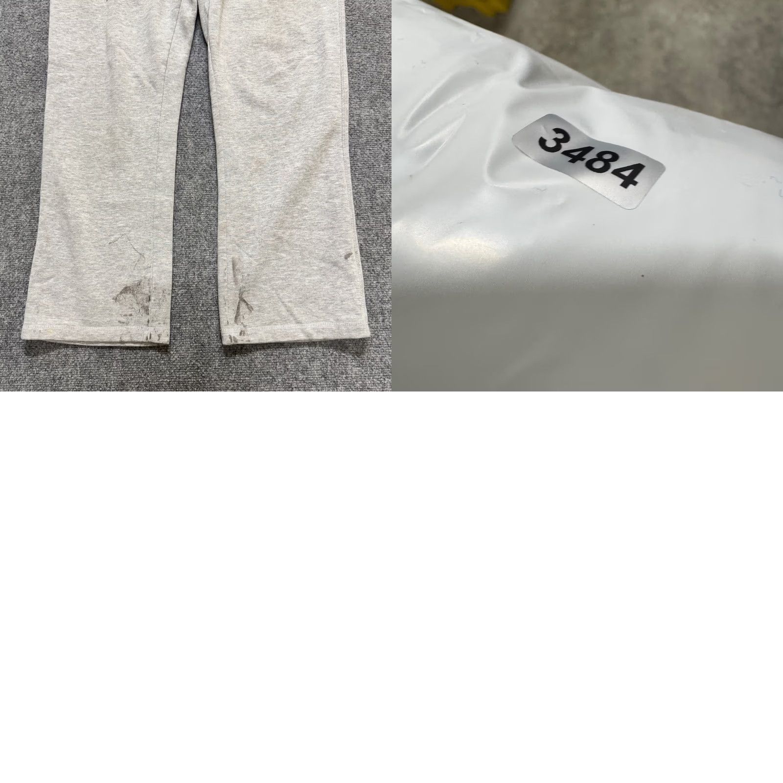 Vintage Cuffy's Sweatpants Women's Large Cotton Blend Gray Lounge Stained Track Pants Ladies L Gray Size 36" / US 14 / IT 50 - 8 Thumbnail