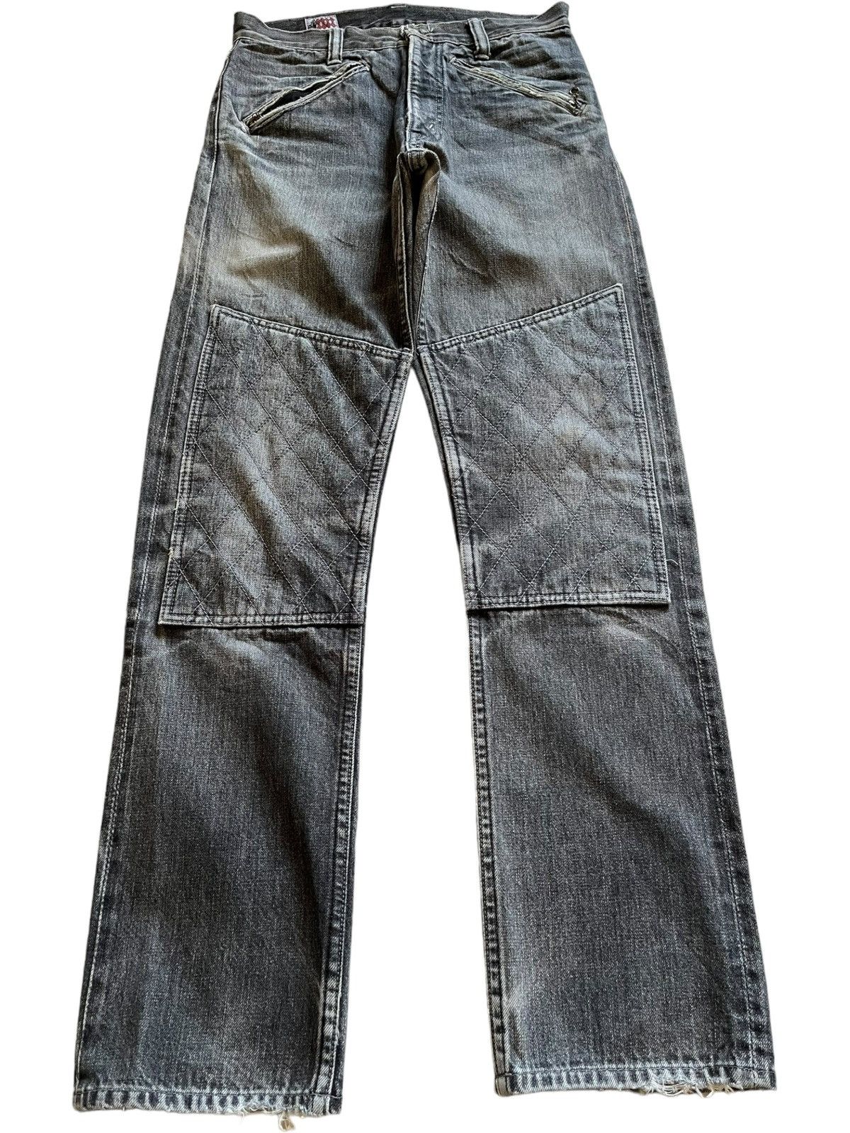 WEST RIDE Vintage Japanese Westride Selvedge Talon Zipper Biker Jeans Size US 28 / EU 44 - 2 Thumbnail