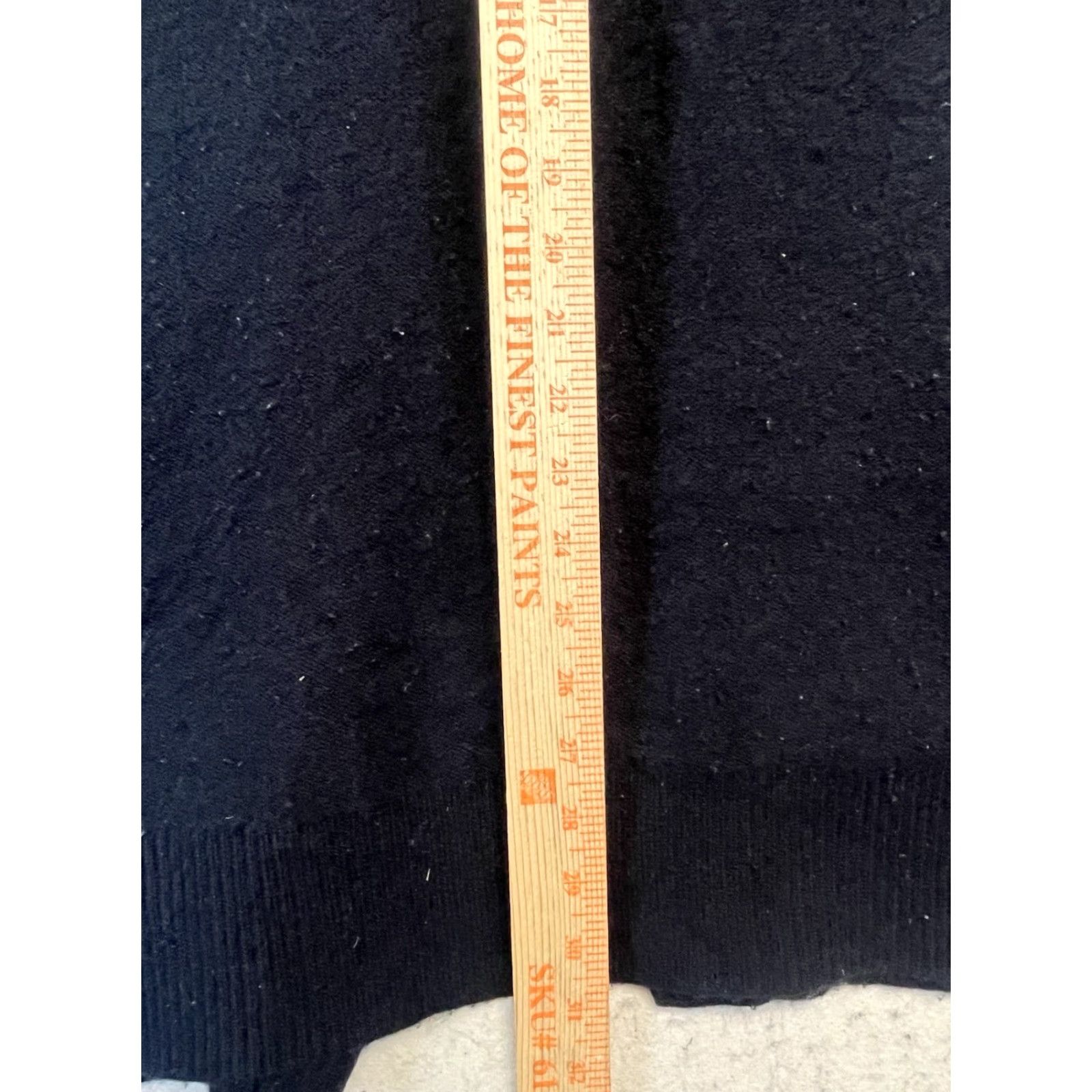 Vince Vince Open Front Cardigan Cashmere Black Long Sleeve XS / TP Womens Sweater Cardigan Open Pockets Size XS / US 0-2 / IT 36-38 - 4 Thumbnail