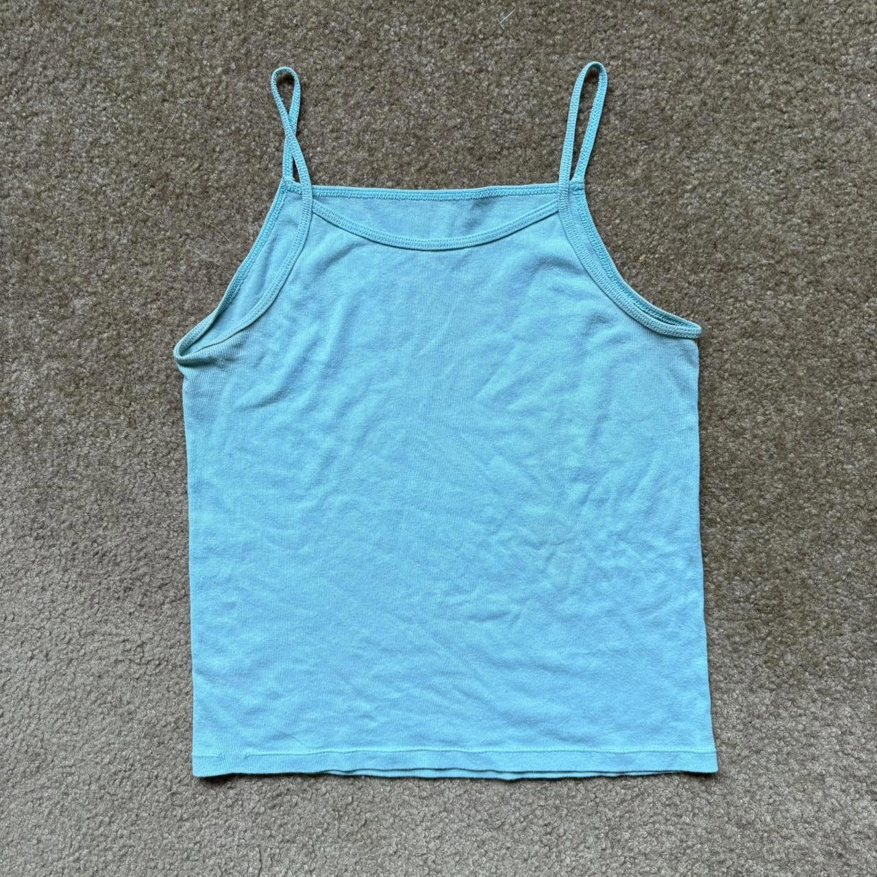 Designer Aquamarine Blue Tank Size S / US 4 / IT 40 - 1 Thumbnail