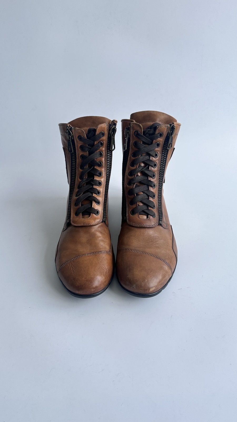 Aeronautica Militare Aeronautica Militare Leather Pilot Boots Meras Zip Italy 42 Size US 9 / EU 42 - 5 Thumbnail