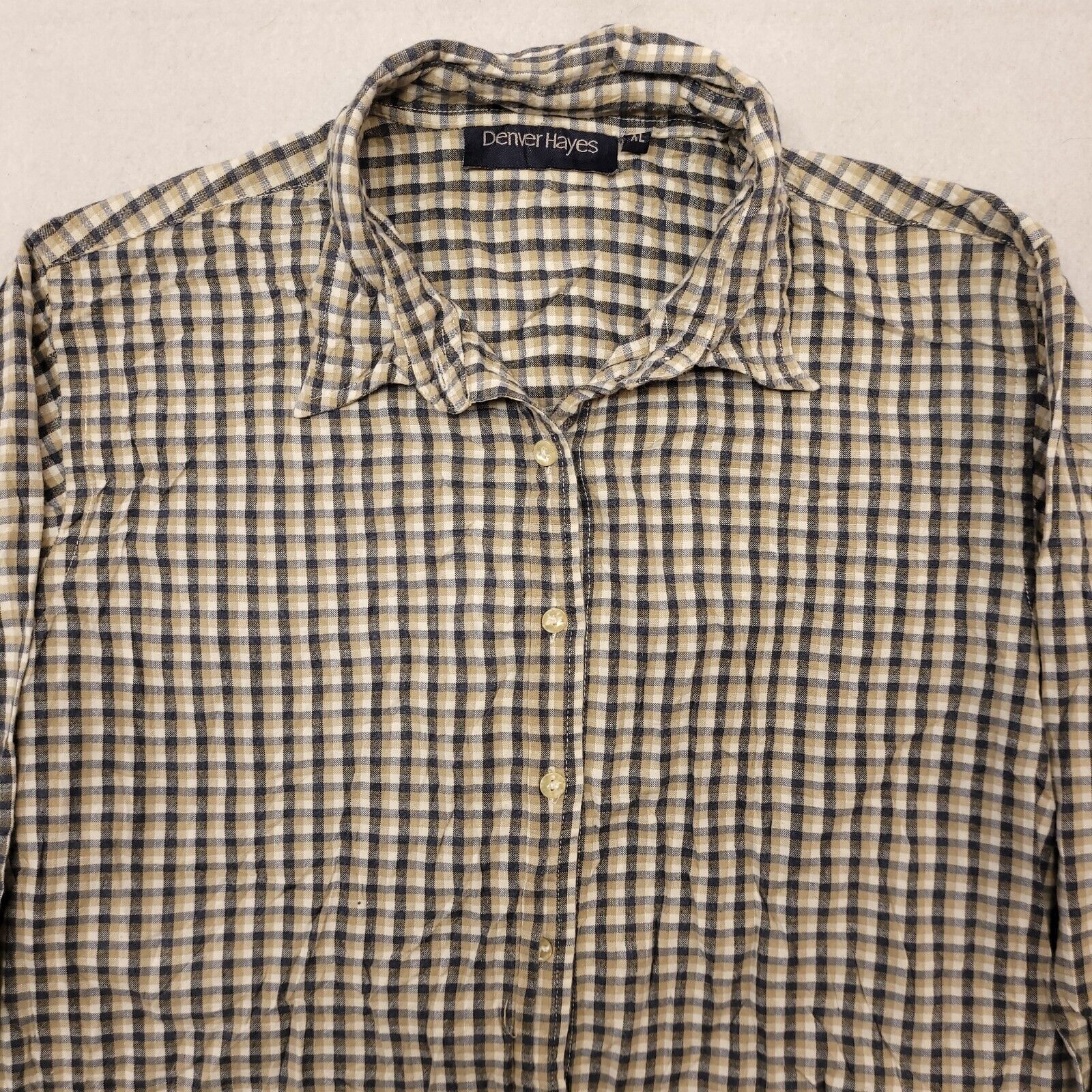 Denver Hayes Denver Hayes Flannel Button Up Shirt Mens Size XL Green Size US XL / EU 56 / 4 - 1 Thumbnail