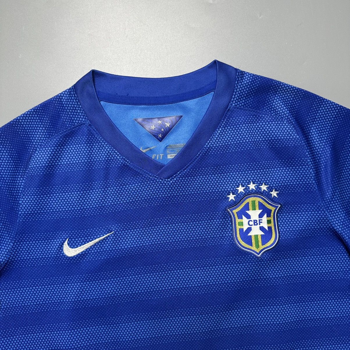 Nike KIDS BRAZIL NIKE 2014 WORLD CUP FOOTBALL JERSEY #10 NEYMAR Size US XXS / EU 40 - 3 Thumbnail