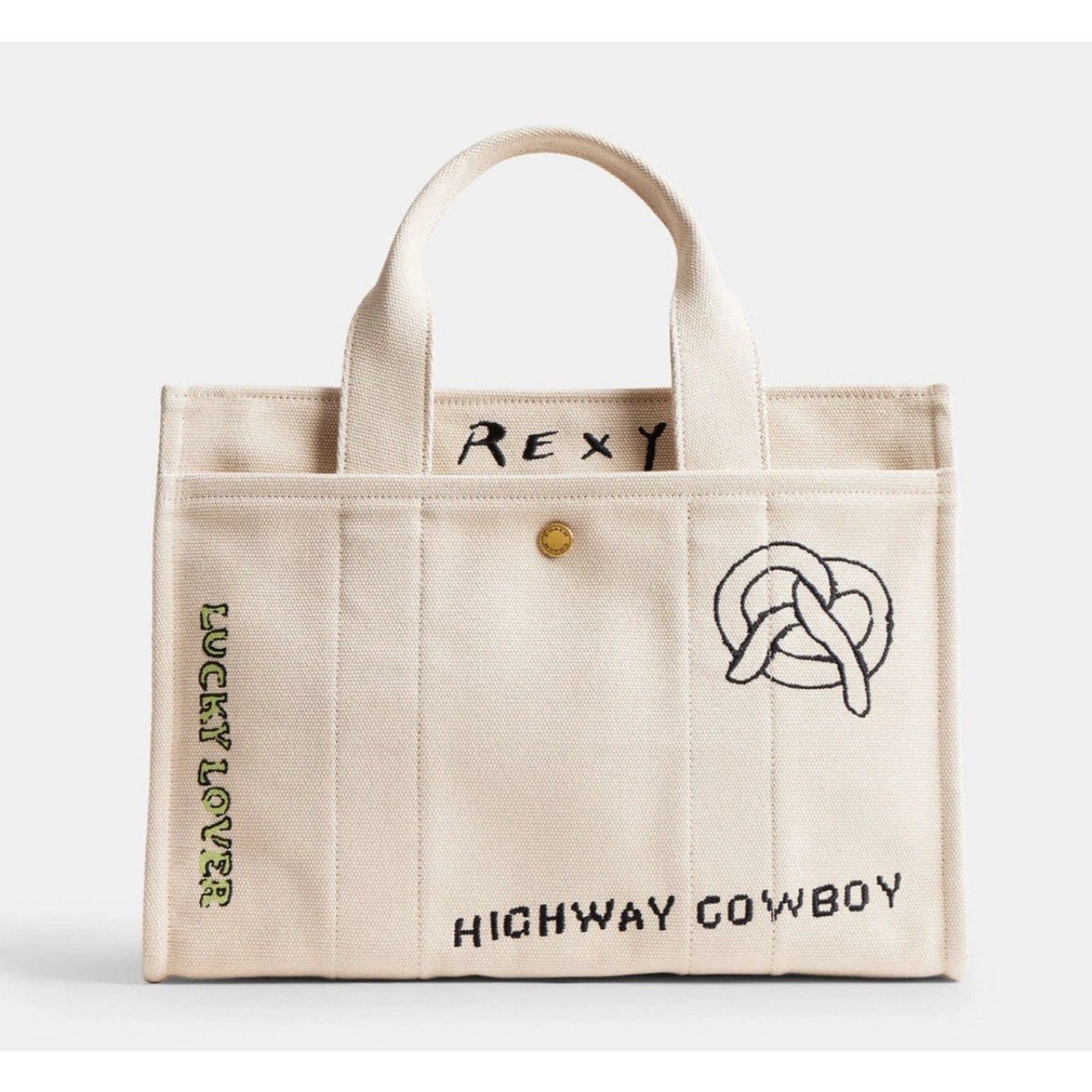 Coach NWT Coach Cargo Tote Crossbody Sketch CAM73 Natural Size ONE SIZE - 9 Thumbnail