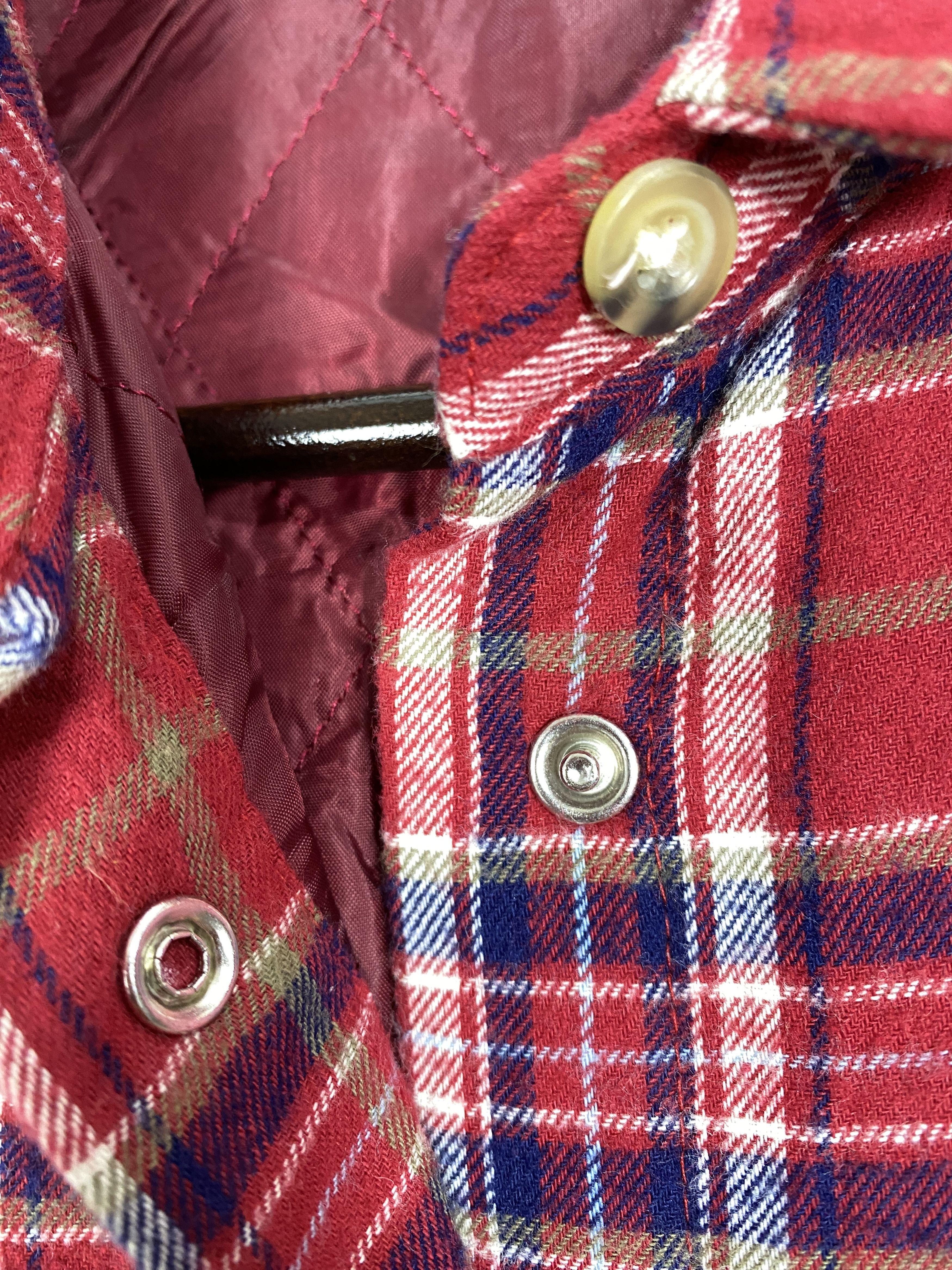 Japanese Brand Vintage East Boy Flannel Quilted Lining Jacket Size US S / EU 44-46 / 1 - 5 Thumbnail