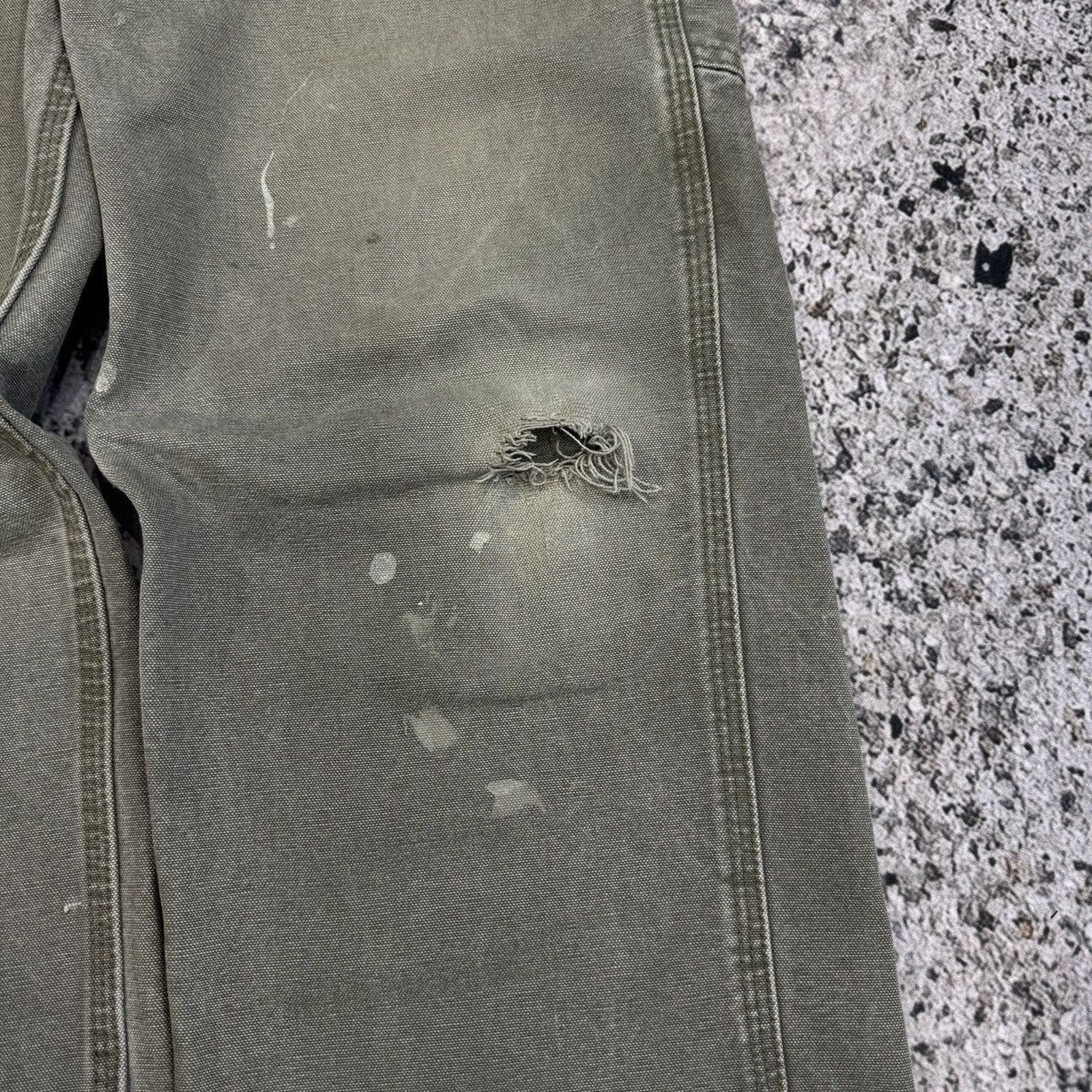 Vintage Thrashed Faded Distressed Carhartt Pants ERD Grunge Chrome Size US 29 - 8 Thumbnail