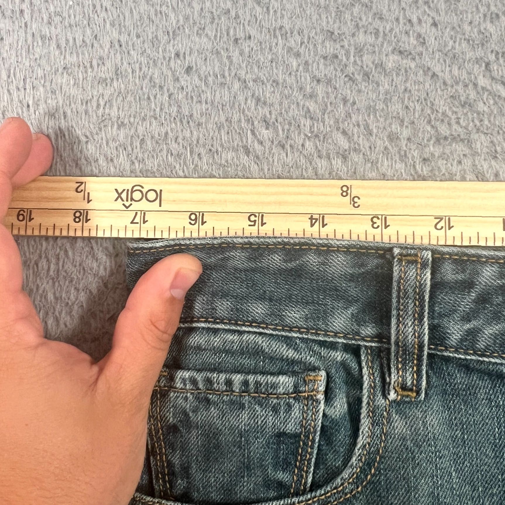 Vintage LACROSSE Jeans Mens 34x28 Straight Leg Denim 5-Pocket Blue USA Size US 34 / EU 50 - 5 Thumbnail