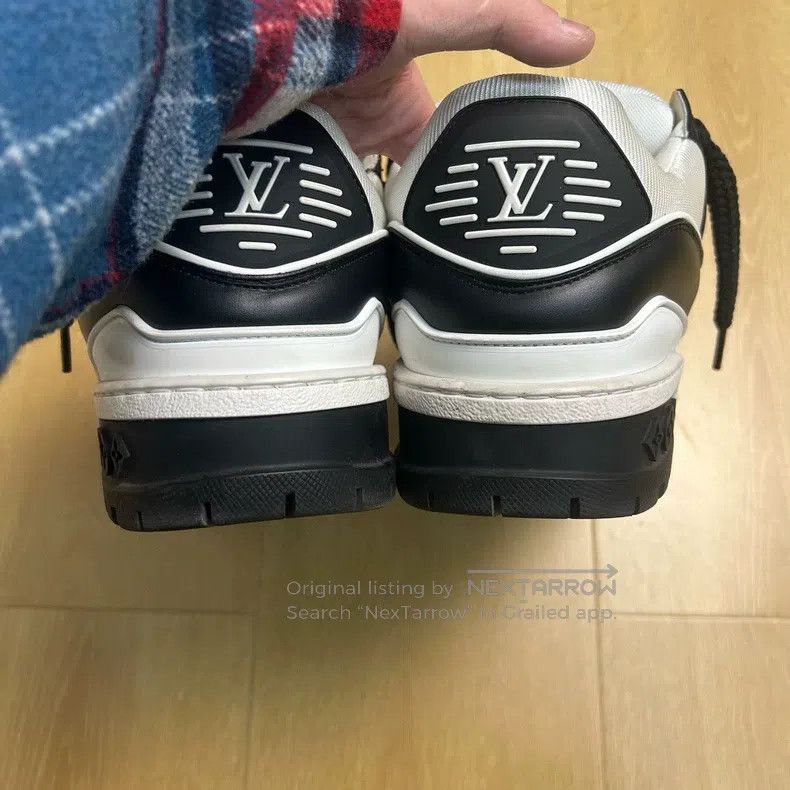 Louis Vuitton Louis Vuitton Trainer Maxi White and Black Little Fat Ding Size US 7 / EU 40 - 6 Thumbnail