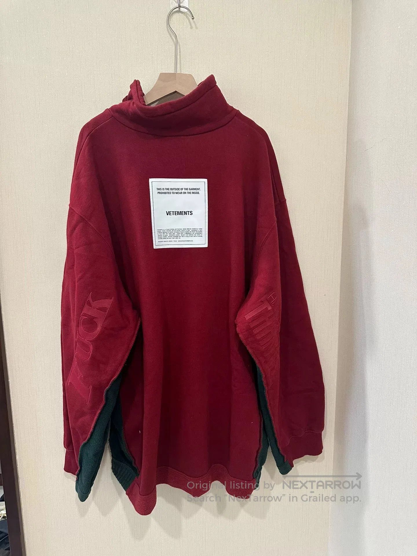 Vetements vetements red half. Size US M / EU 48-50 / 2 - 2 Thumbnail