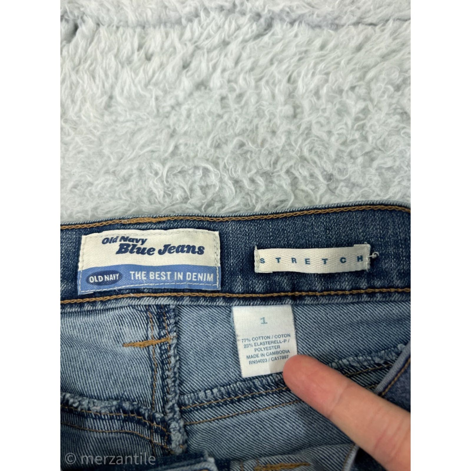 Old Navy Old Navy Jeans Womens 1 Blue Denim Jeans Button Fly Bootcut Cotton Denim Wide 5-Pocket design Modern Classic Womens Jeans Size 25" / US 0 / IT 36 - 4 Thumbnail