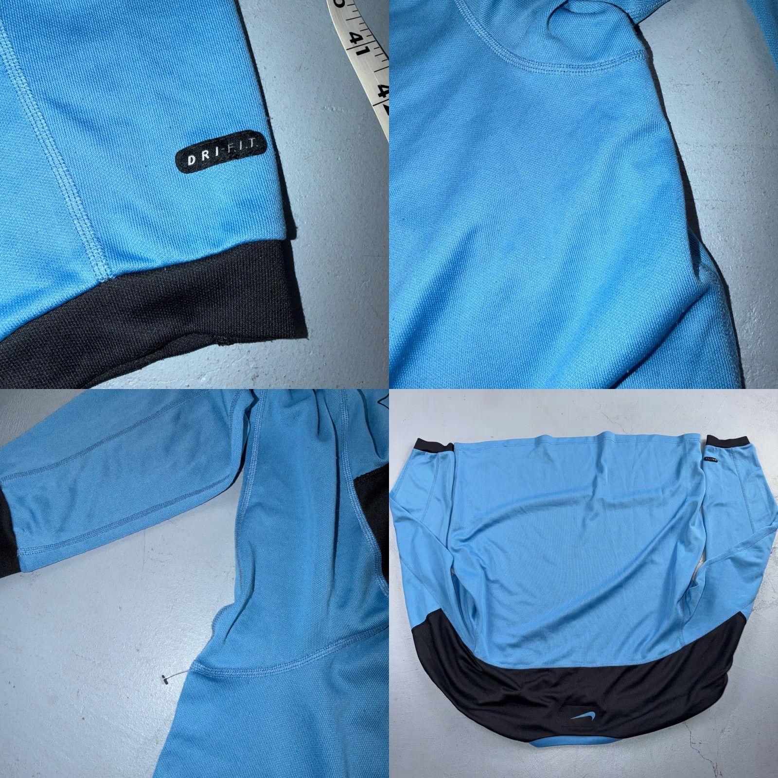 Nike ACG VINTAGE Nike ACG Base Layer Shirt XL Black Blue Comfort & Durability Outdoor Y2K 90s Mens Pullover Lightweight Medium Logo Size US XL / EU 56 / 4 - 8 Thumbnail