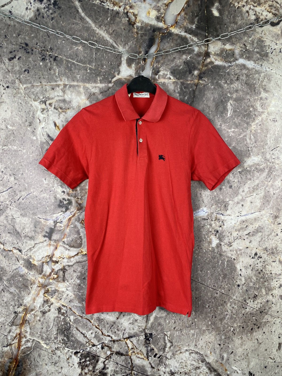 Men’s Burberry Polo Shirt Vintage Luxury Size Medium