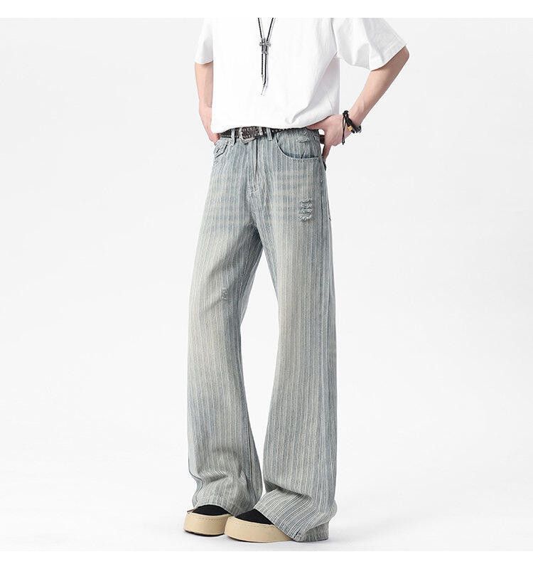 Japanese Brand × Jean Micro Wear Vertical Nail Button Niche Jeans Size US 32 / EU 48 - 4 Thumbnail