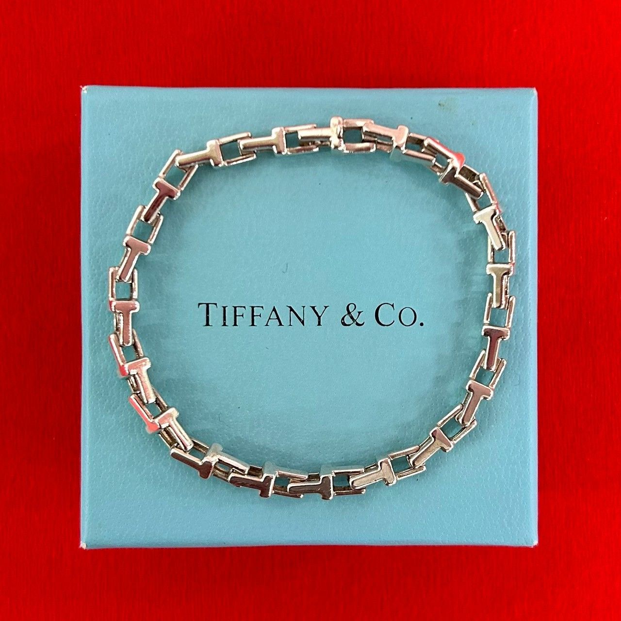 Tiffany & Co. Tiffany & Co. Tiffany&Co. T Narrow Silver Bracelet Precious Metal Bracelet DUTY FREE for USA Size ONE SIZE - 1 Thumbnail