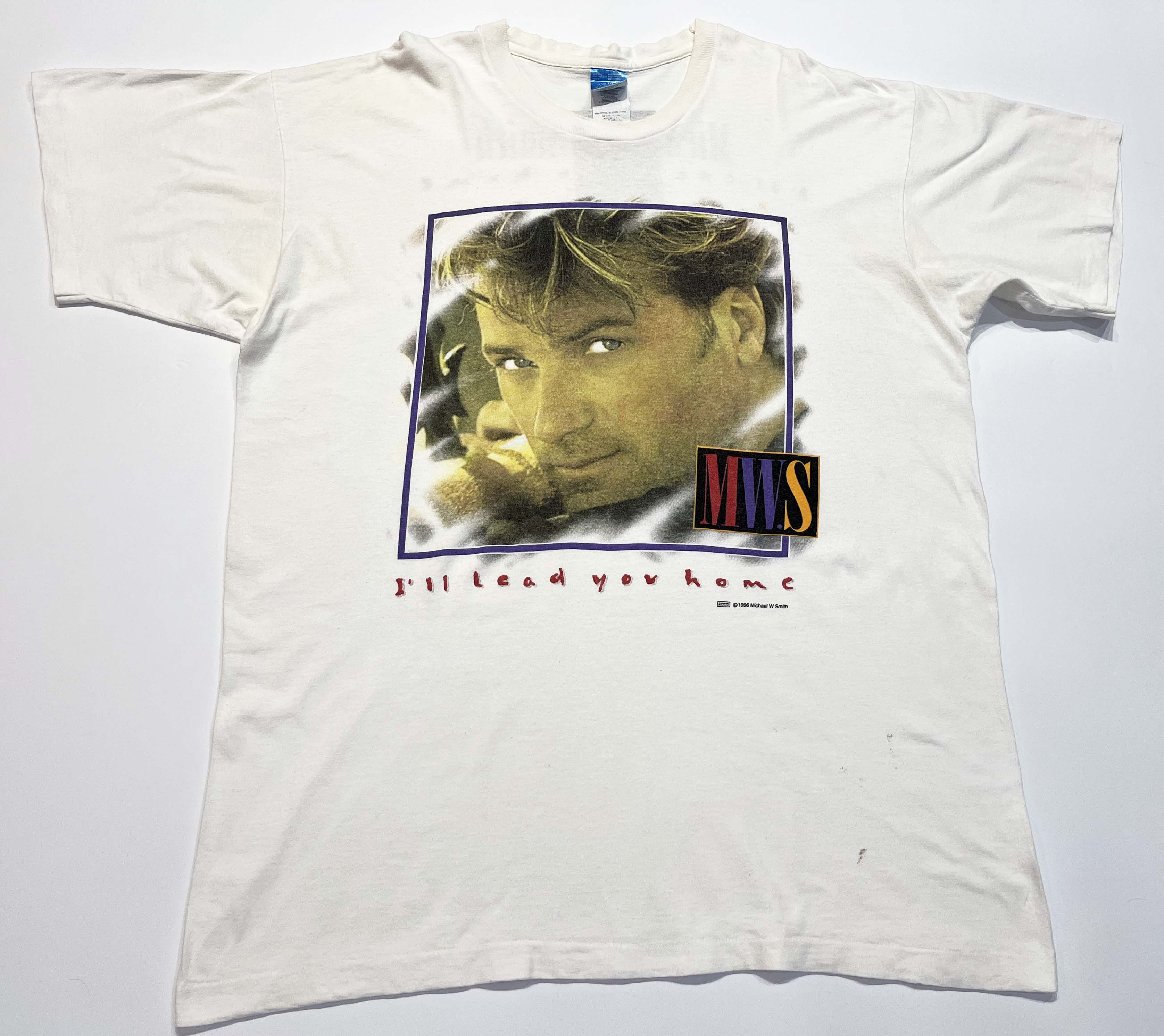 Fruit Of The Loom Vintage 1996 Michael W. Smith I'll Lead You Home MWS T-Shirt Size US XL / EU 56 / 4 - 1 Thumbnail