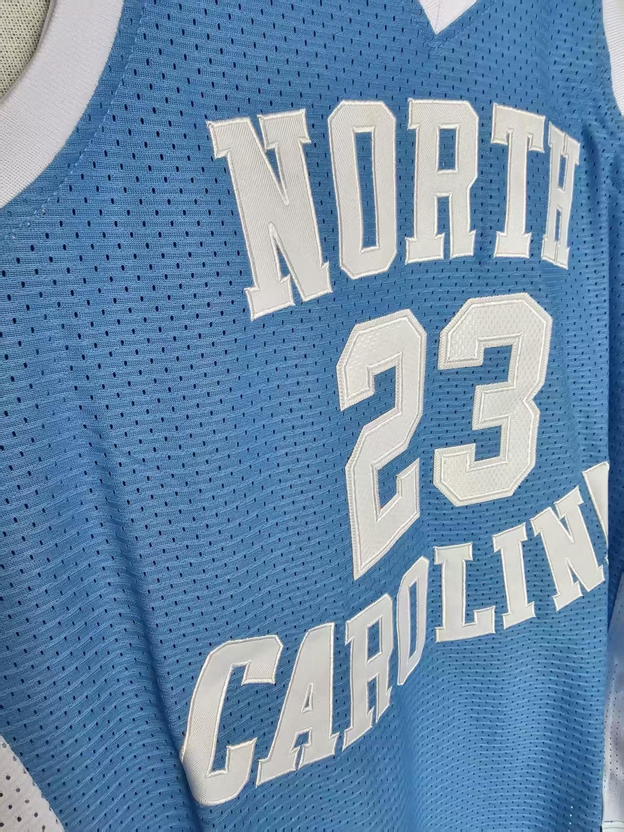 NCAA North Carolina #23 Michael Jordan Jersey Double Stitched Size US M / EU 48-50 / 2 - 3 Thumbnail