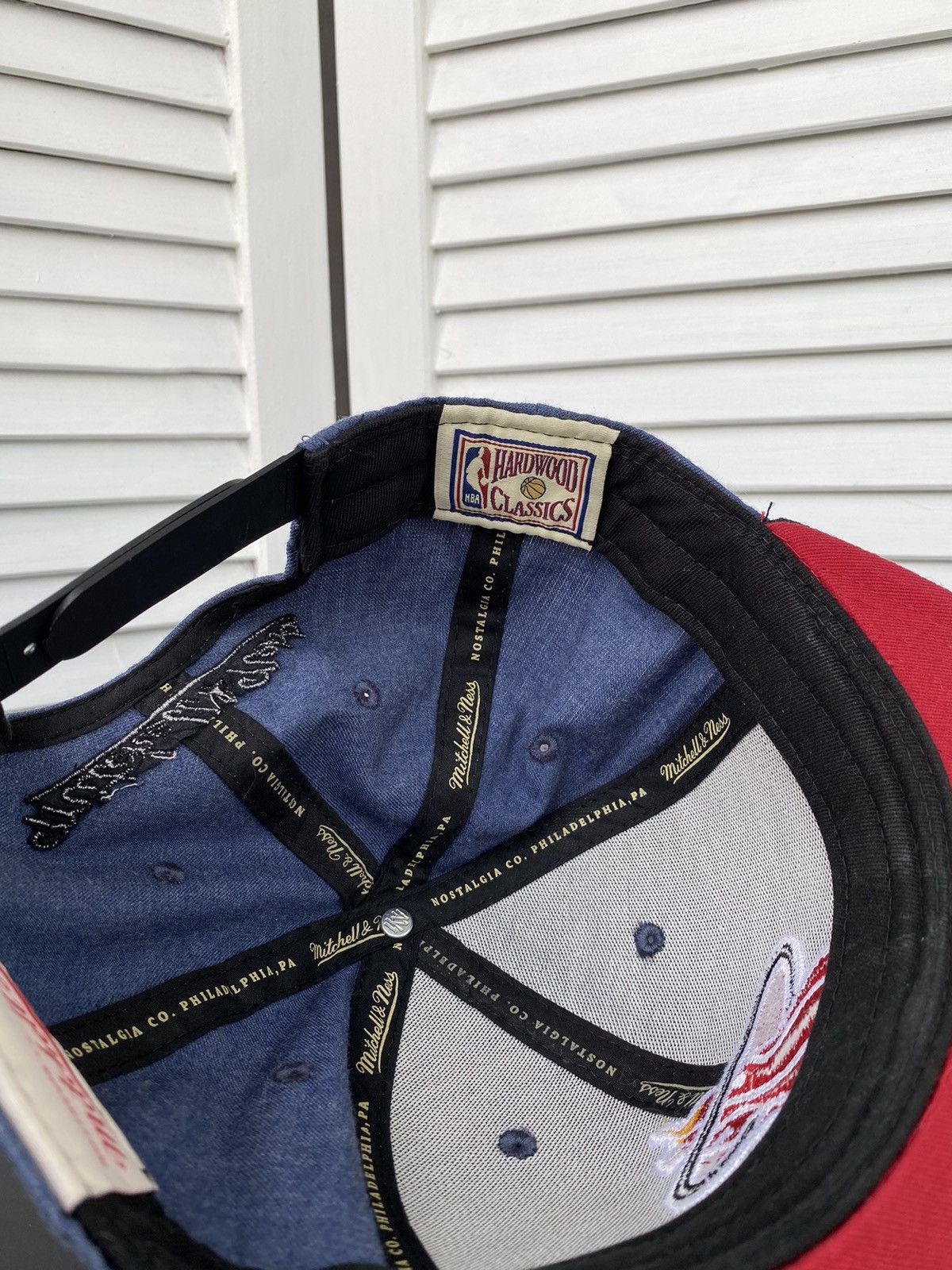 Mitchell & Ness × NBA Mitchell Ness Miami Heat NBA Basketball Denim Snapback Cap Size ONE SIZE - 10 Thumbnail