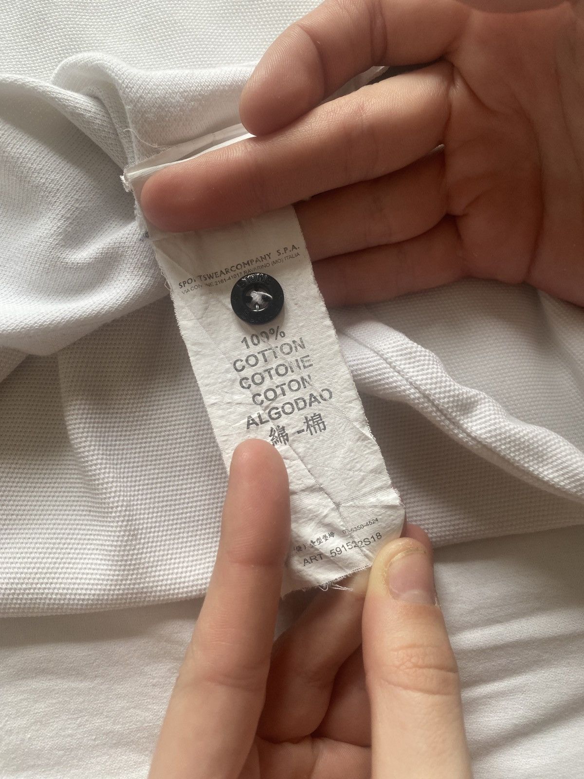 Stone Island Stone island vintage polo tee Size US S / EU 44-46 / 1 - 9 Thumbnail