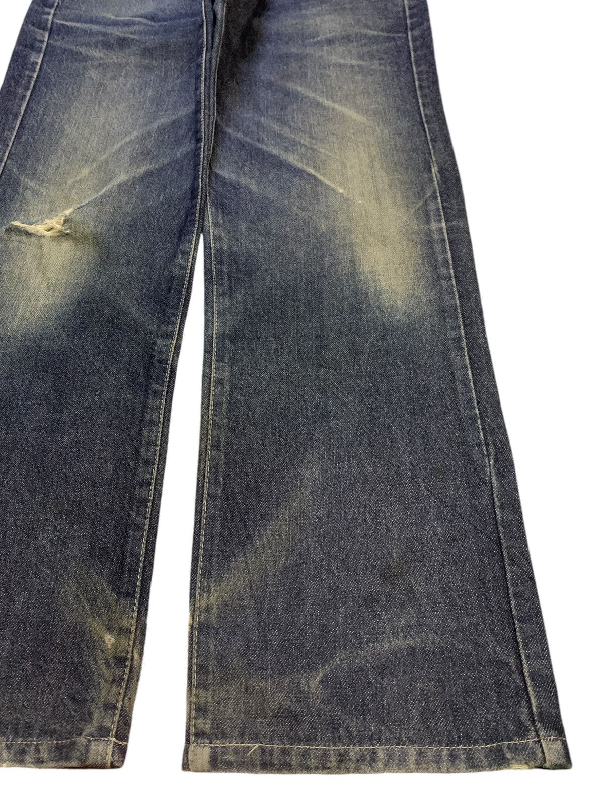 Armani Vintage Italy Giorgio Armani Mud Wash Distressed Loose Jeans Size US 34 / EU 50 - 7 Thumbnail