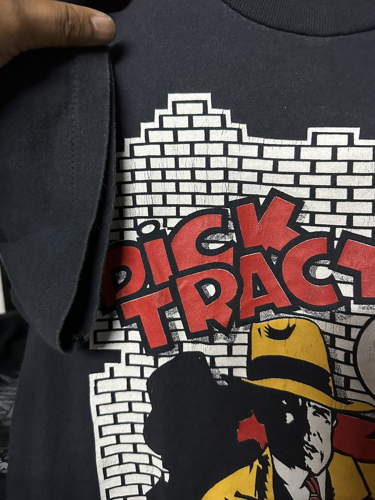 Disney × Vintage Vintage 90s Movie Dick Track Disney Sun Faded Tee Size US L / EU 52-54 / 3 - 8 Thumbnail