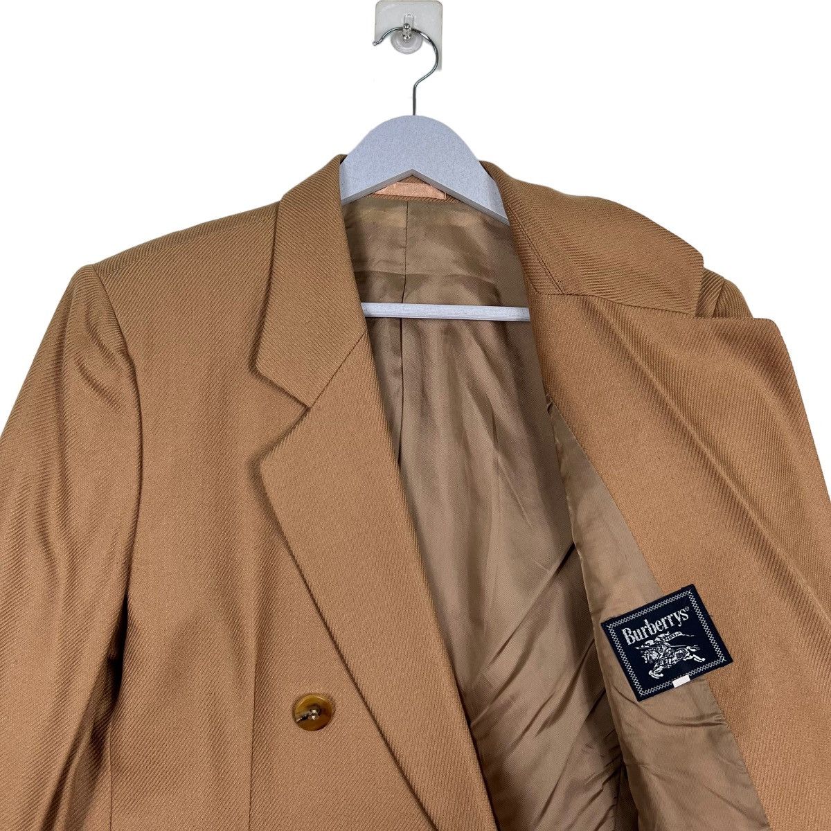 Burberry 🔥 RICH BROWN BURBERRY DOUBLE BREAST BLAZER JACKET Size US S / EU 44-46 / 1 - 10 Thumbnail