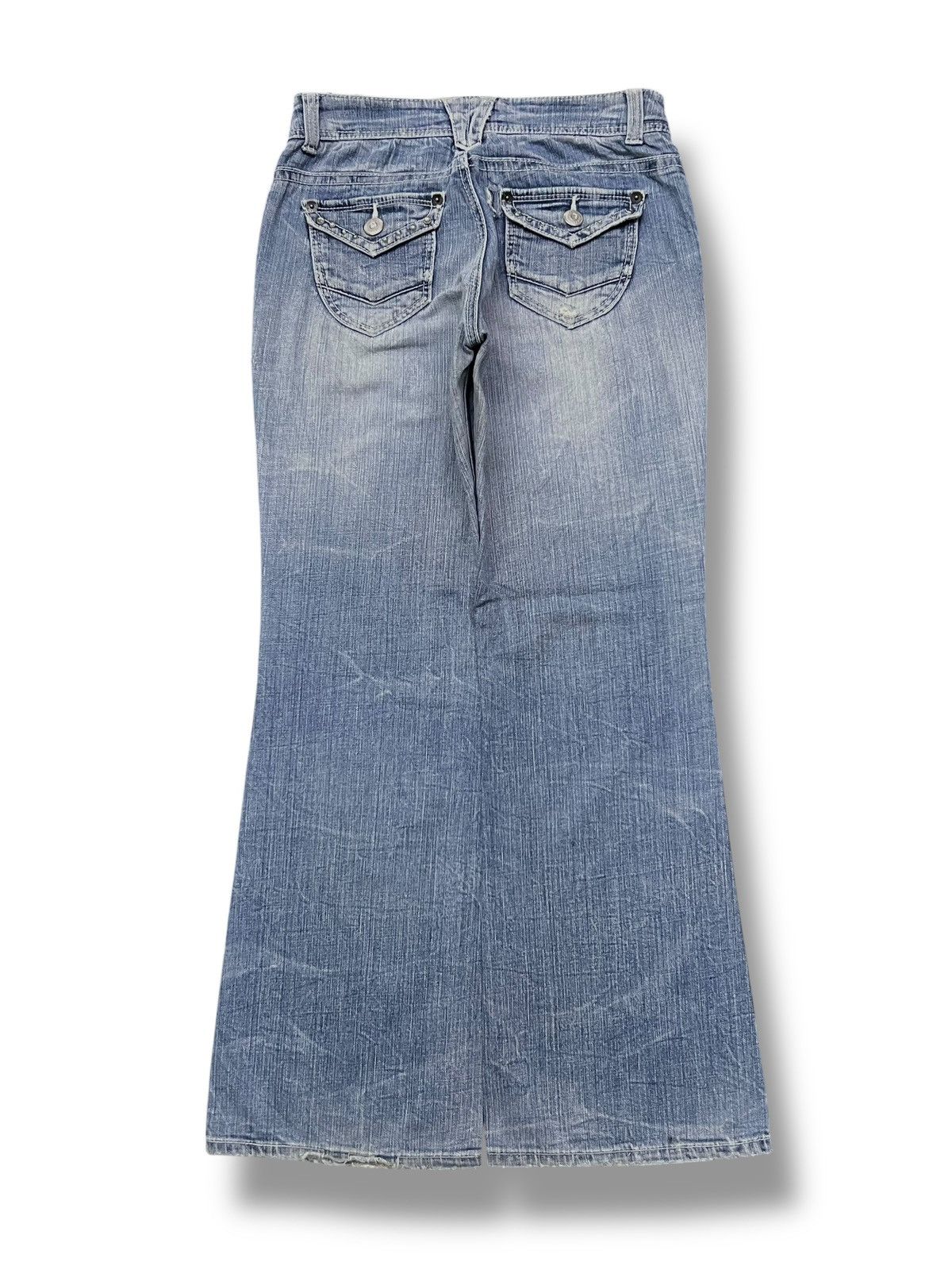 Japanese Brand Bootcut Vintage Theoria Spicy Denim Japan - Distressed Denim Size 30" / US 8 / IT 44 - 2 Thumbnail