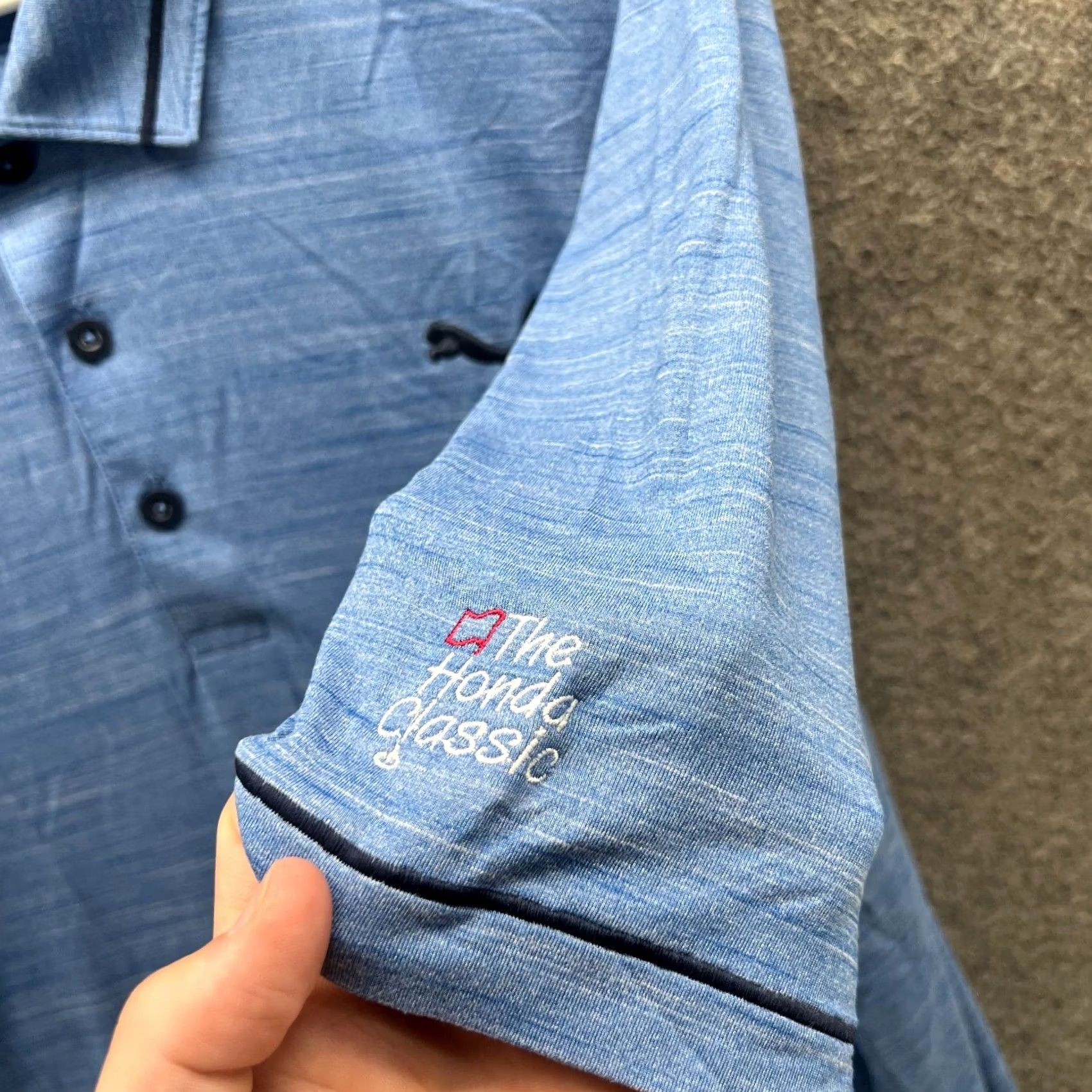 Puma PUMA Polo Shirt Mens XXL Blue Preppy Golf Knit The Honda Classic Cloudspun Casual Shirt Size US XXL / EU 58 / 5 - 7 Thumbnail