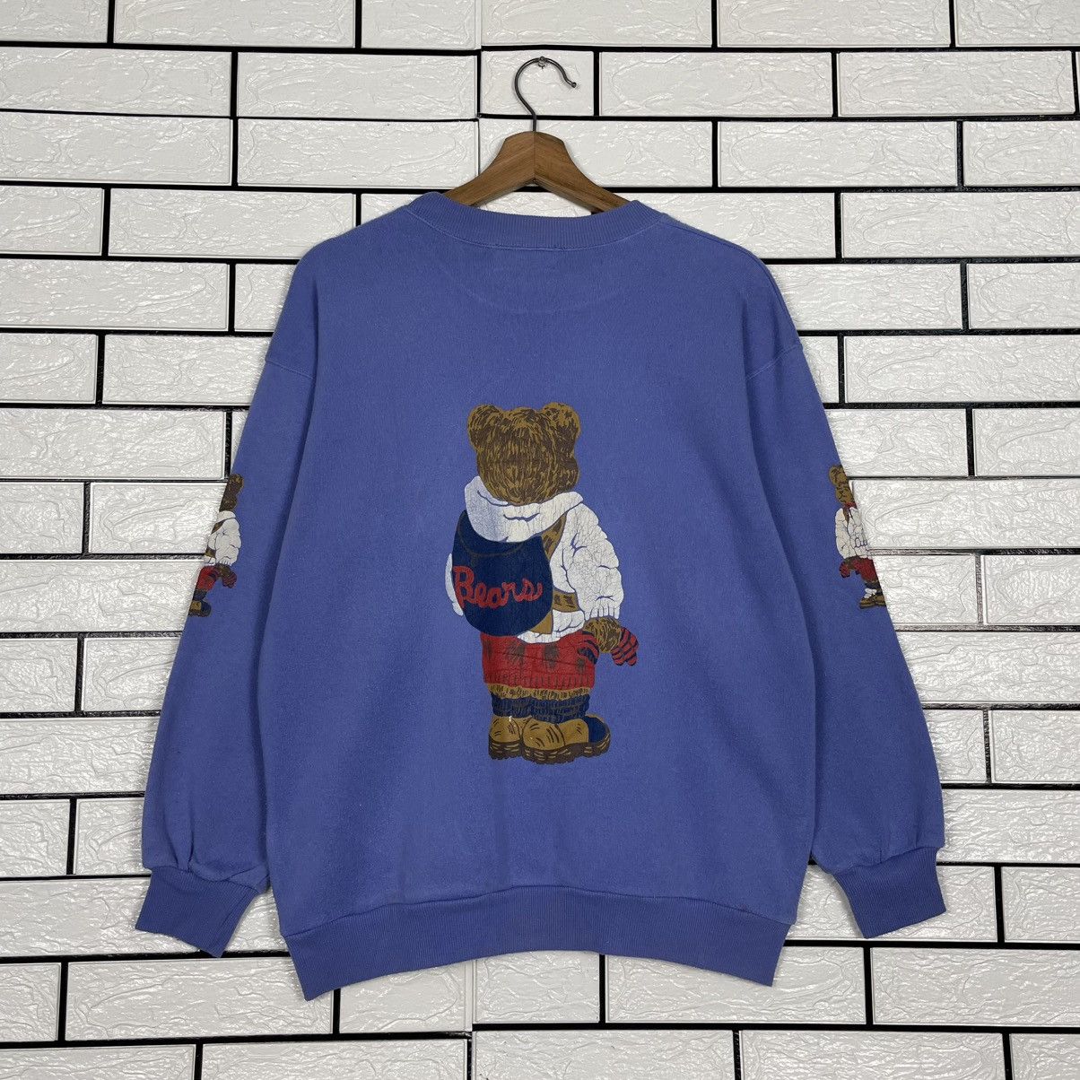 Japanese Brand Chip Chips Lucky Bear Crewneck Sweatshirt Size US M / EU 48-50 / 2 - 7 Thumbnail