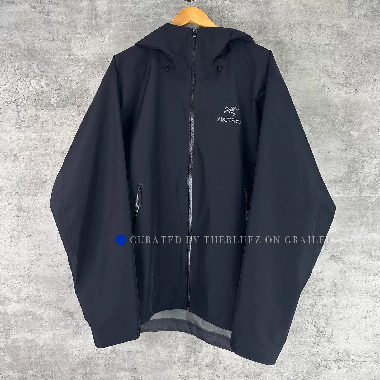 Arc'teryx Black Hooded Zip-Up Jacket XL Size US XL / EU 56 / 4 - 1 Thumbnail