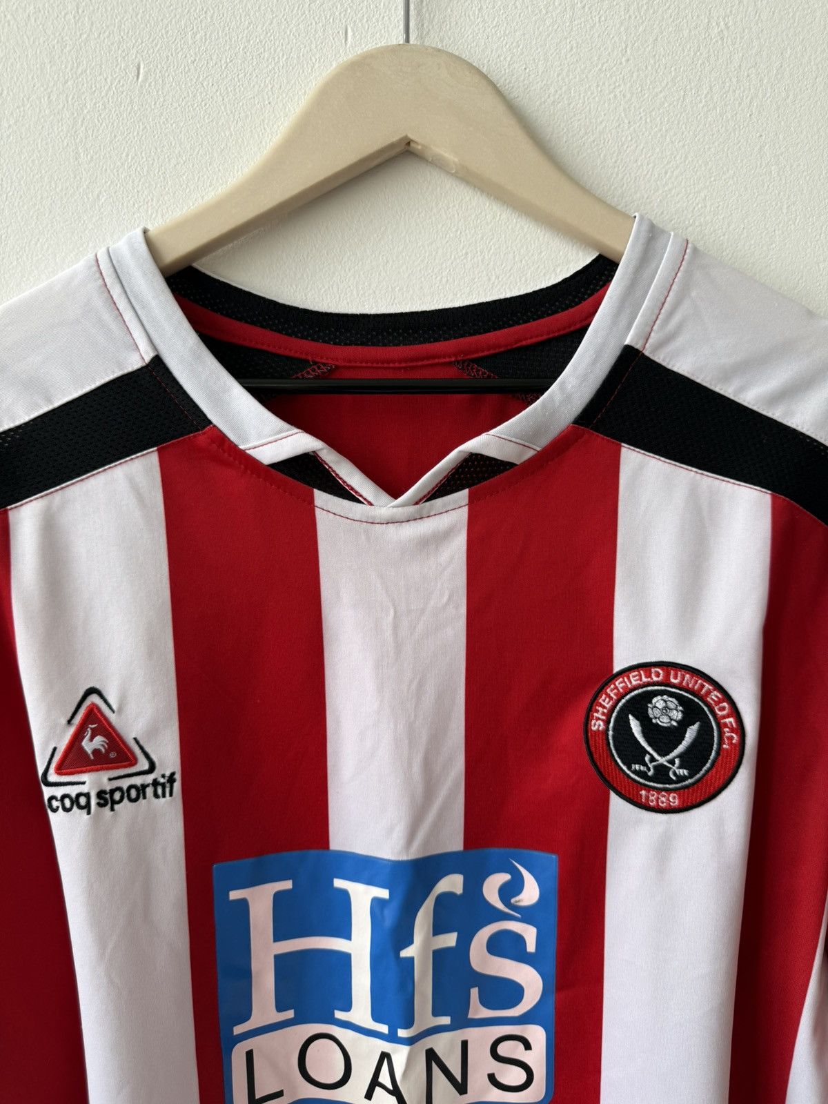 Le Coq Sportif × Vintage Le Coq Sportif Sheffield United 2005/2006 Away Jersey Size US L / EU 52-54 / 3 - 6 Thumbnail