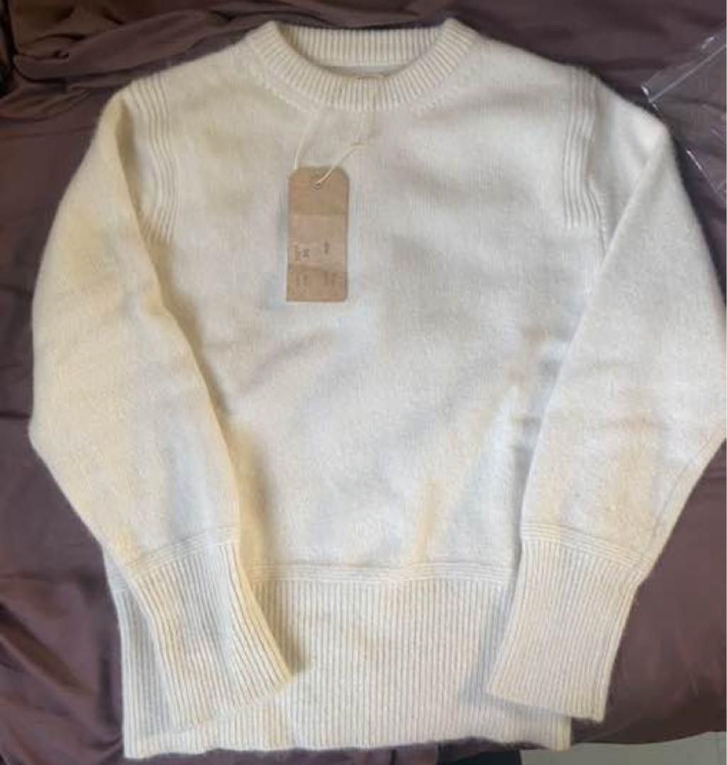 Taiga Takahashi TAIGA TAKAHASHI 2024aw Pullover Knit Sweater Ivory 36 Size US S / EU 44-46 / 1 - 3 Thumbnail