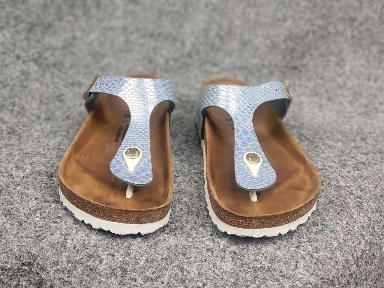 Birkenstock Birkenstock gizeh bf shiny snake Orthopedic slippers sandals Size US 8 / IT 38 - 6 Thumbnail