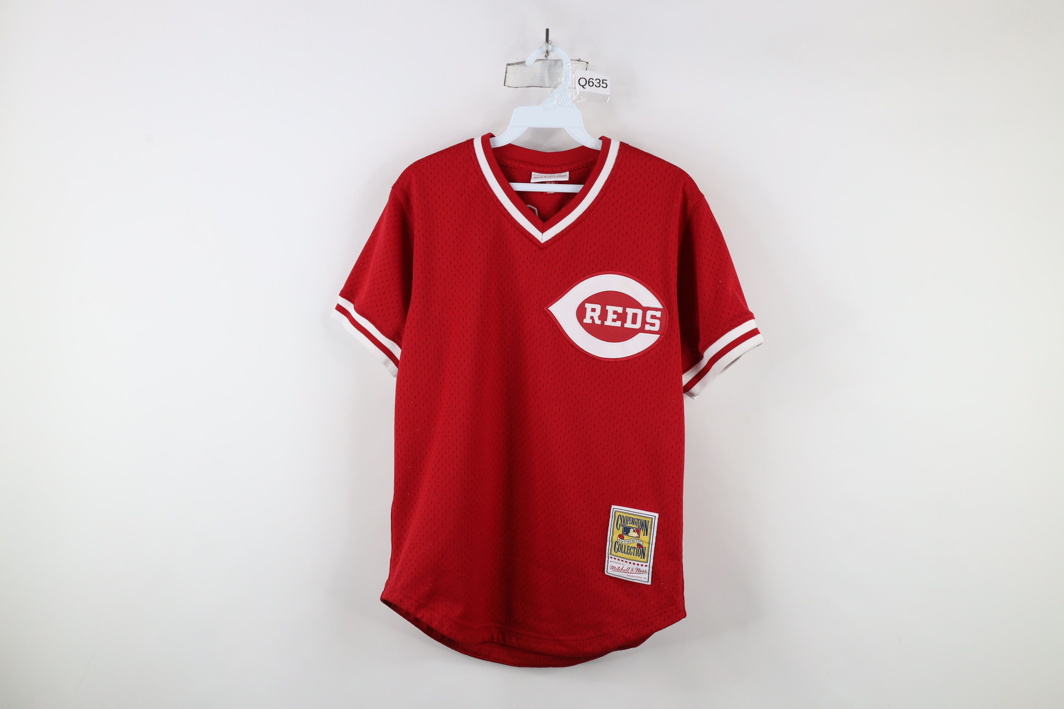 Mitchell & Ness × Vintage Mitchell & Ness Cincinnati Reds Baseball Jersey Cooperstown Size US S / EU 44-46 / 1 - 1 Thumbnail