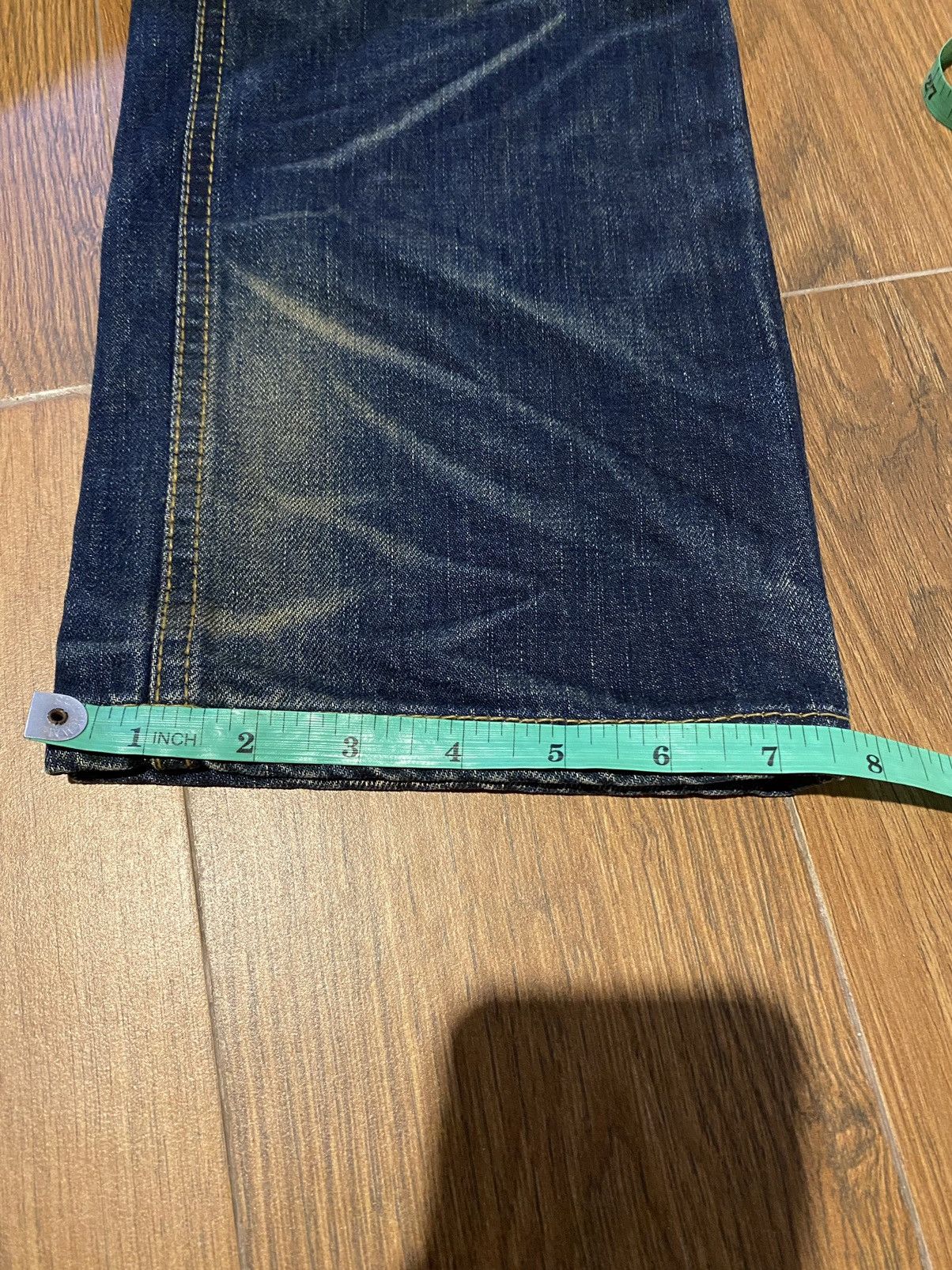 Japanese Brand × Tornado Mart Distressed Yoshitomo Nara X Lolita Cross Low Rise Jeans Size US 28 / EU 44 - 17 Thumbnail