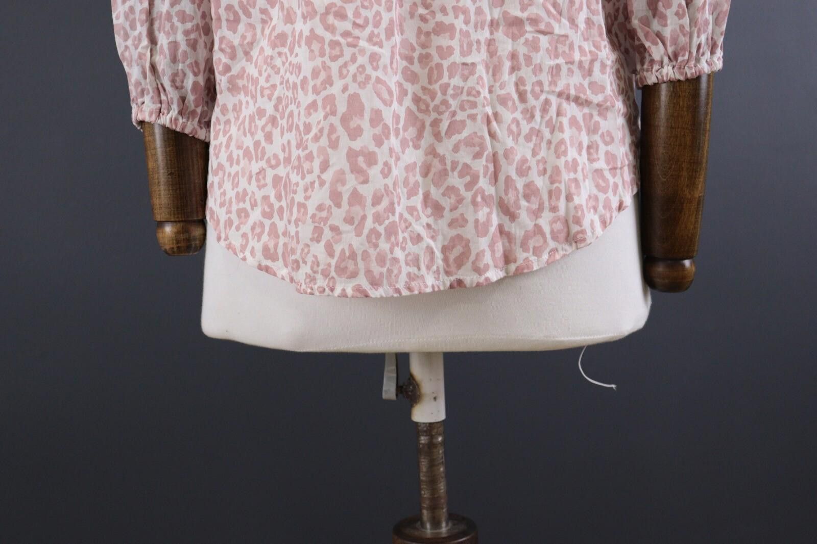 Designer Emily Van Den Bergh Pink Animal Blouse Shirt Size 36 / S Size S / US 4 / IT 40 - 10 Thumbnail
