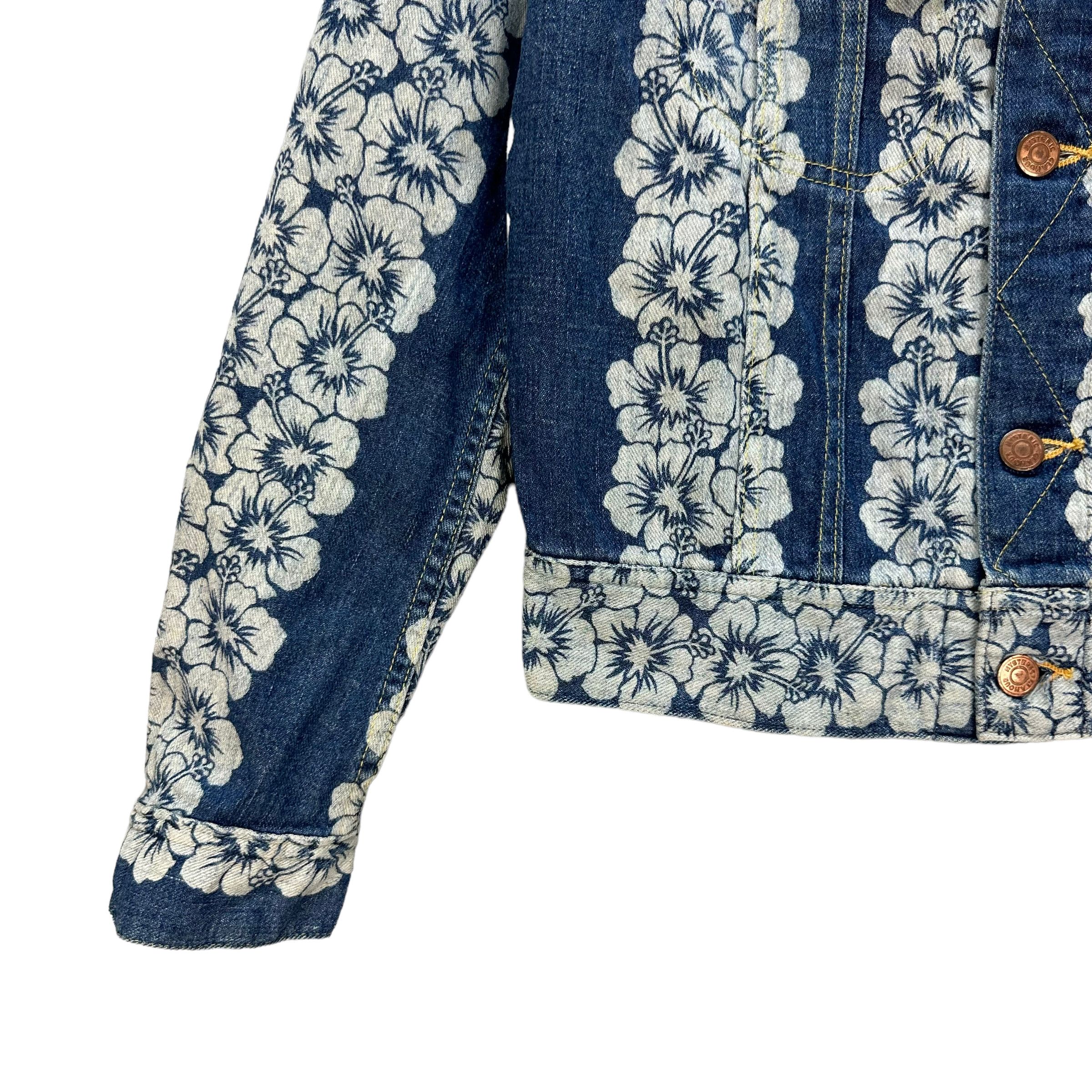 Hysteric Glamour HYSTERIC GLAMOUR FLOWER PRINT DENIM JACKET #7783-172 Size S / US 4 / IT 40 - 6 Thumbnail