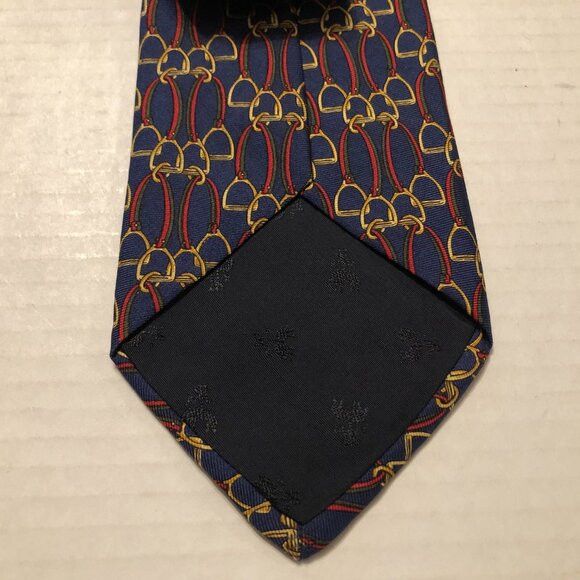 Brooks Brothers brooks brothers men's new navy silk tie 3 5/8" X 59 1/2" Size ONE SIZE - 6 Thumbnail