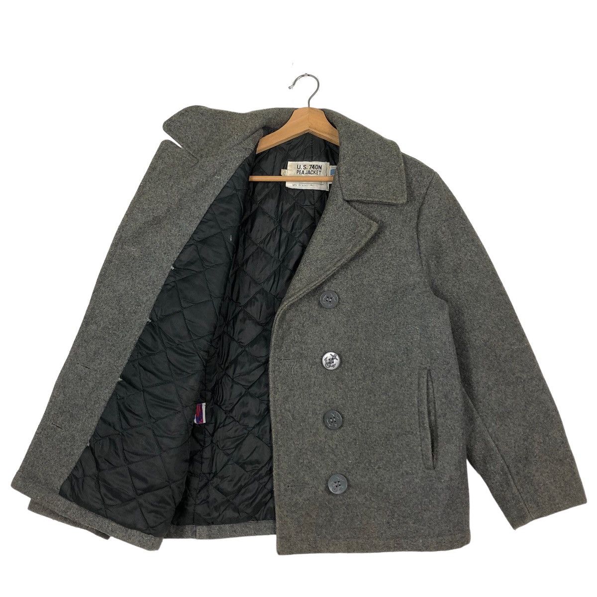 Schott Vintage US.740N Pea Jacket Schott Made in USA Double Breast Size US M / EU 48-50 / 2 - 9 Thumbnail