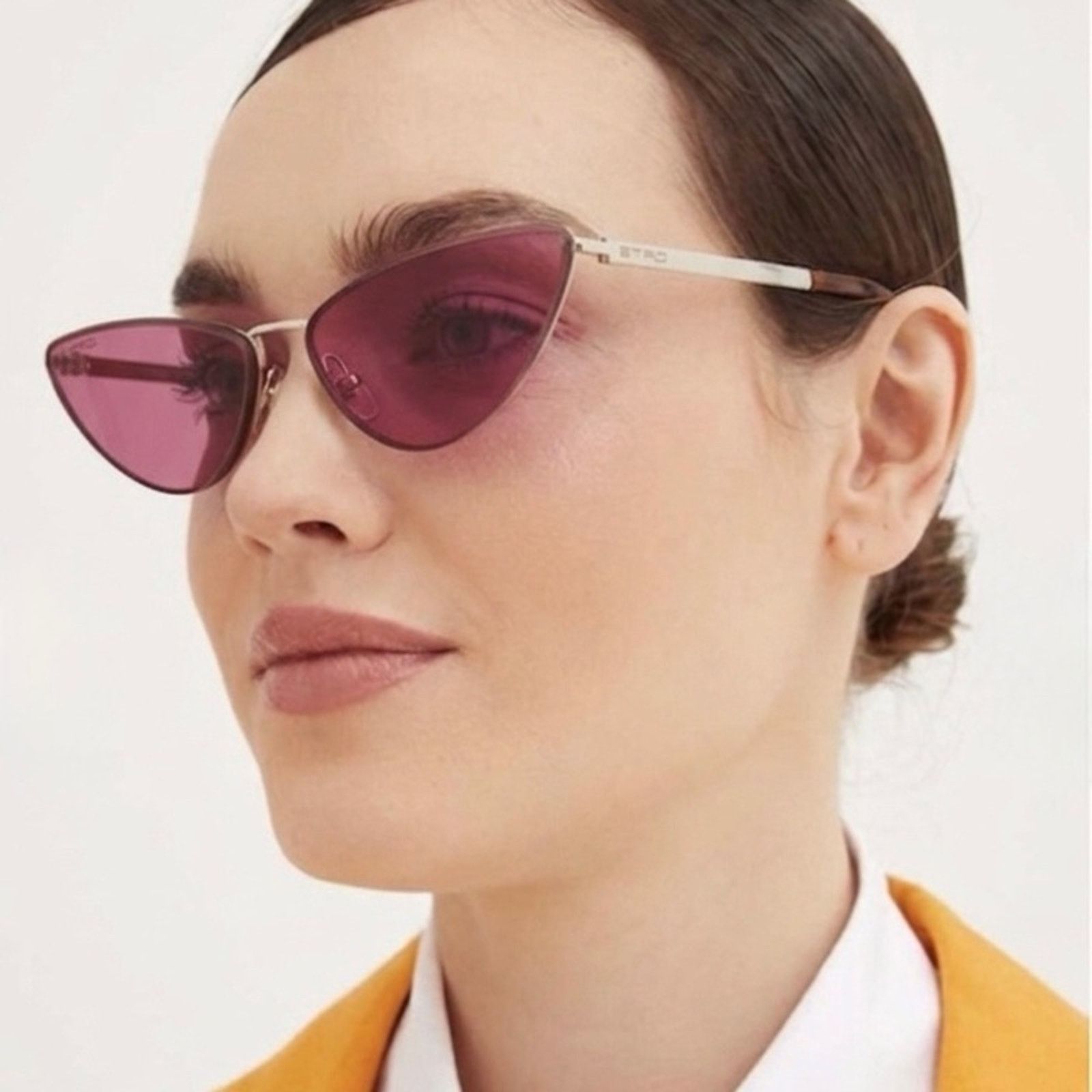 Etro New! Etro ETRO0035/S 0000W9 Cat Eye Sunglasses, Authentic Size ONE SIZE - 4 Thumbnail