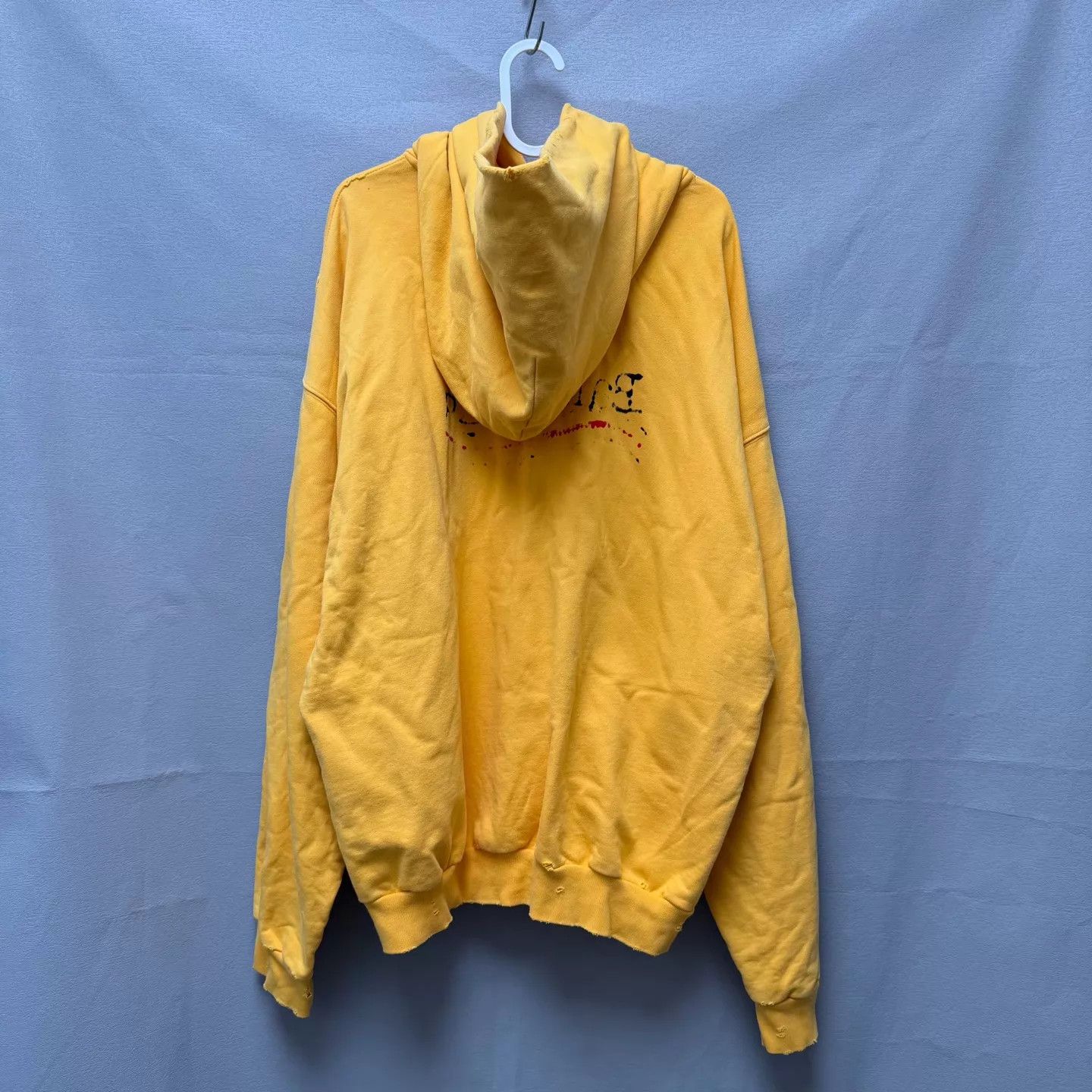Balenciaga Balenciaga Graffiti Coke Logo Yellow Hoodie L 98 New Size US L / EU 52-54 / 3 - 4 Thumbnail