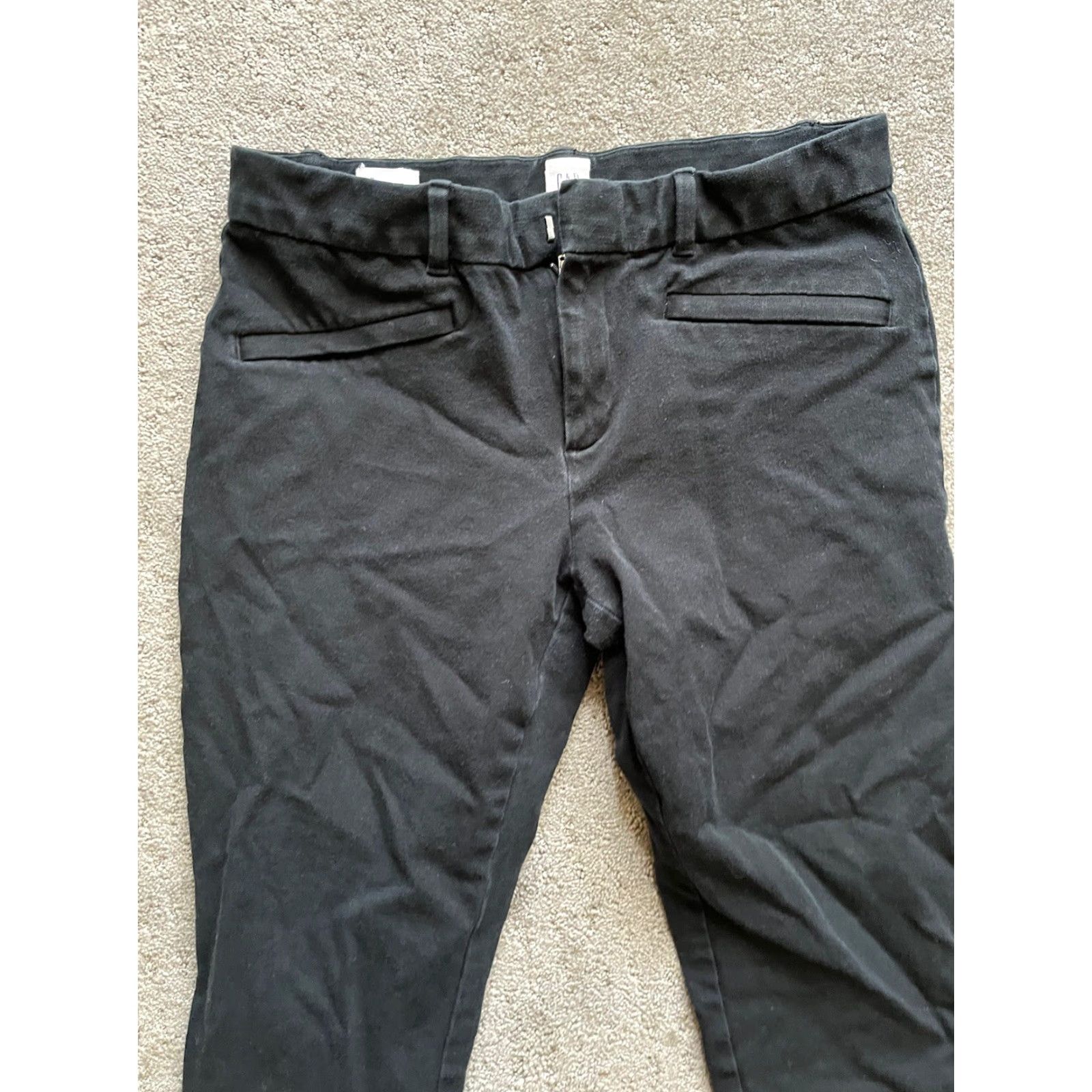Gap Gap Pants Women's Regular Black Stretch Skinny Ankle 8 Denim Cotton Blend Size 30" / US 8 / IT 44 - 2 Thumbnail