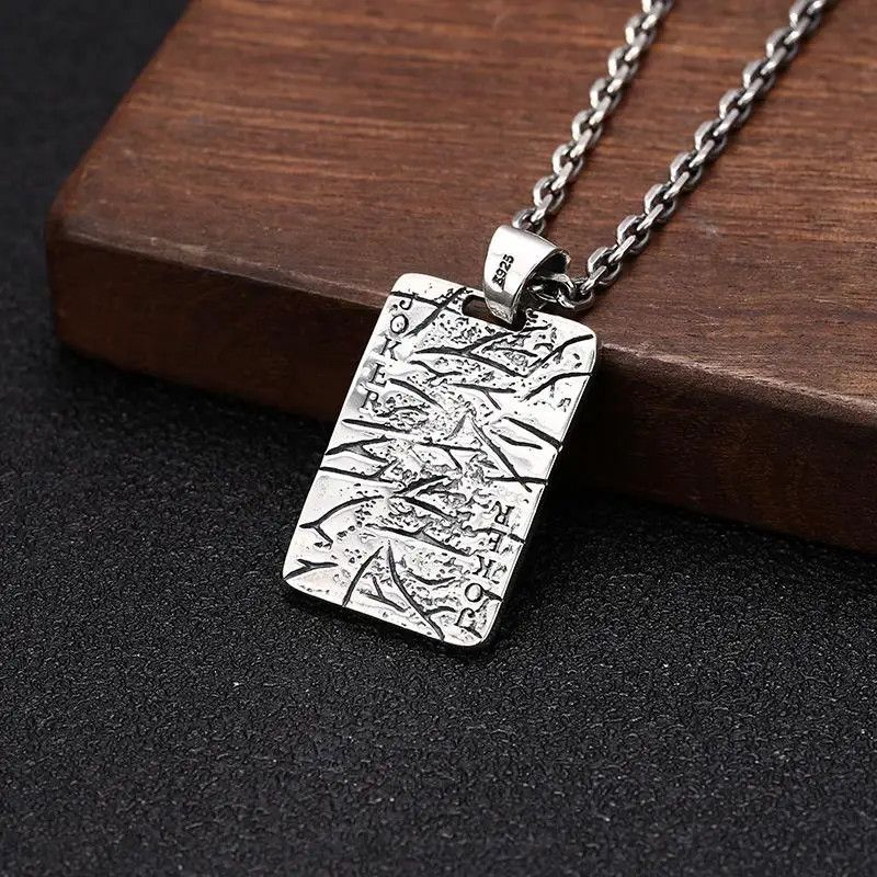 Jewelry Hip Hop Rock Clown Pendant Necklace Size ONE SIZE - 3 Thumbnail