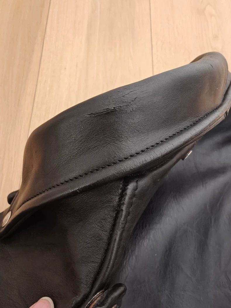 Schott Schott Leather coat Size US L / EU 52-54 / 3 - 4 Thumbnail