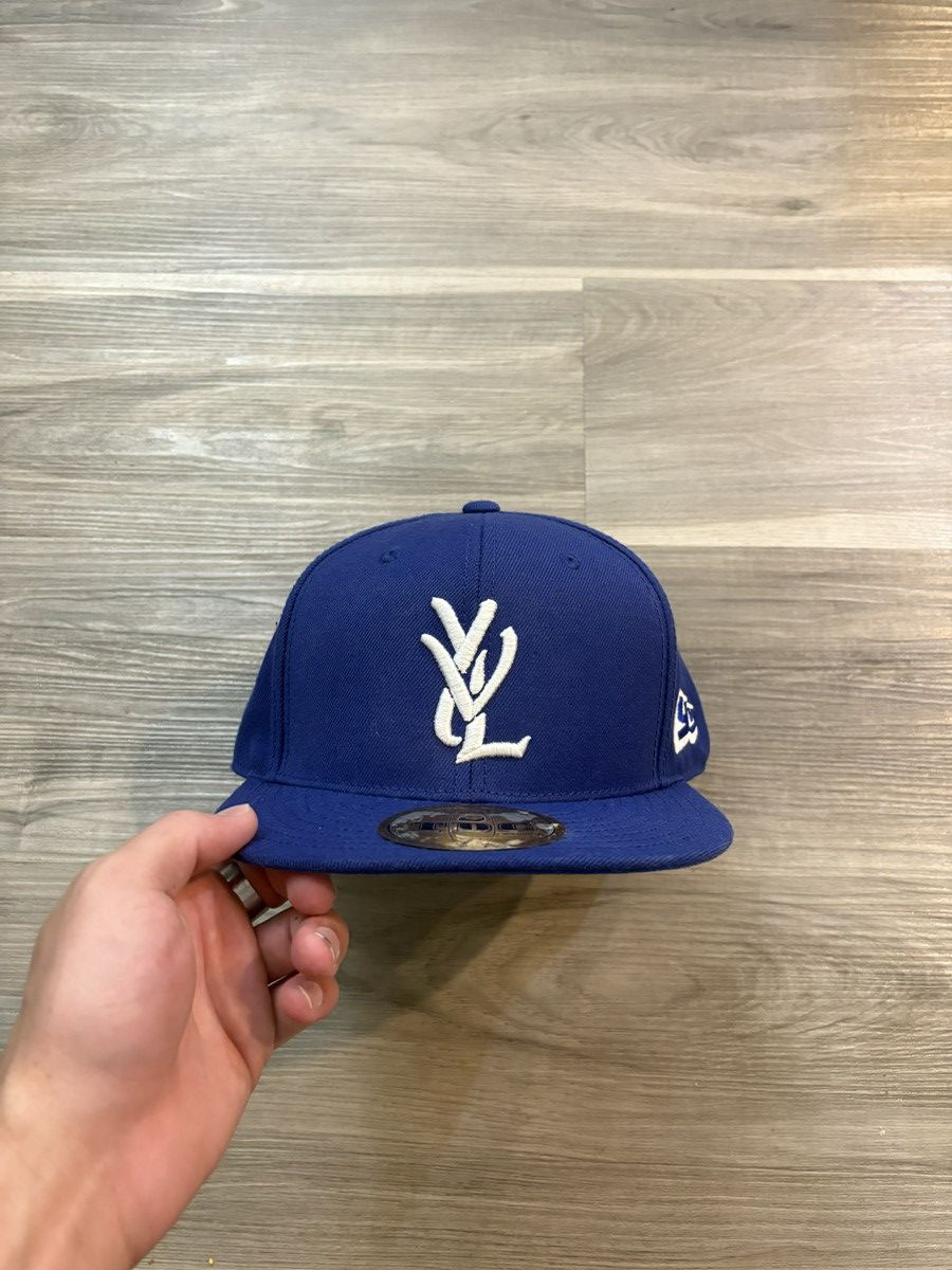 Playboi Carti Opium YVL Fitted hat Navy Blue size 7 brand new