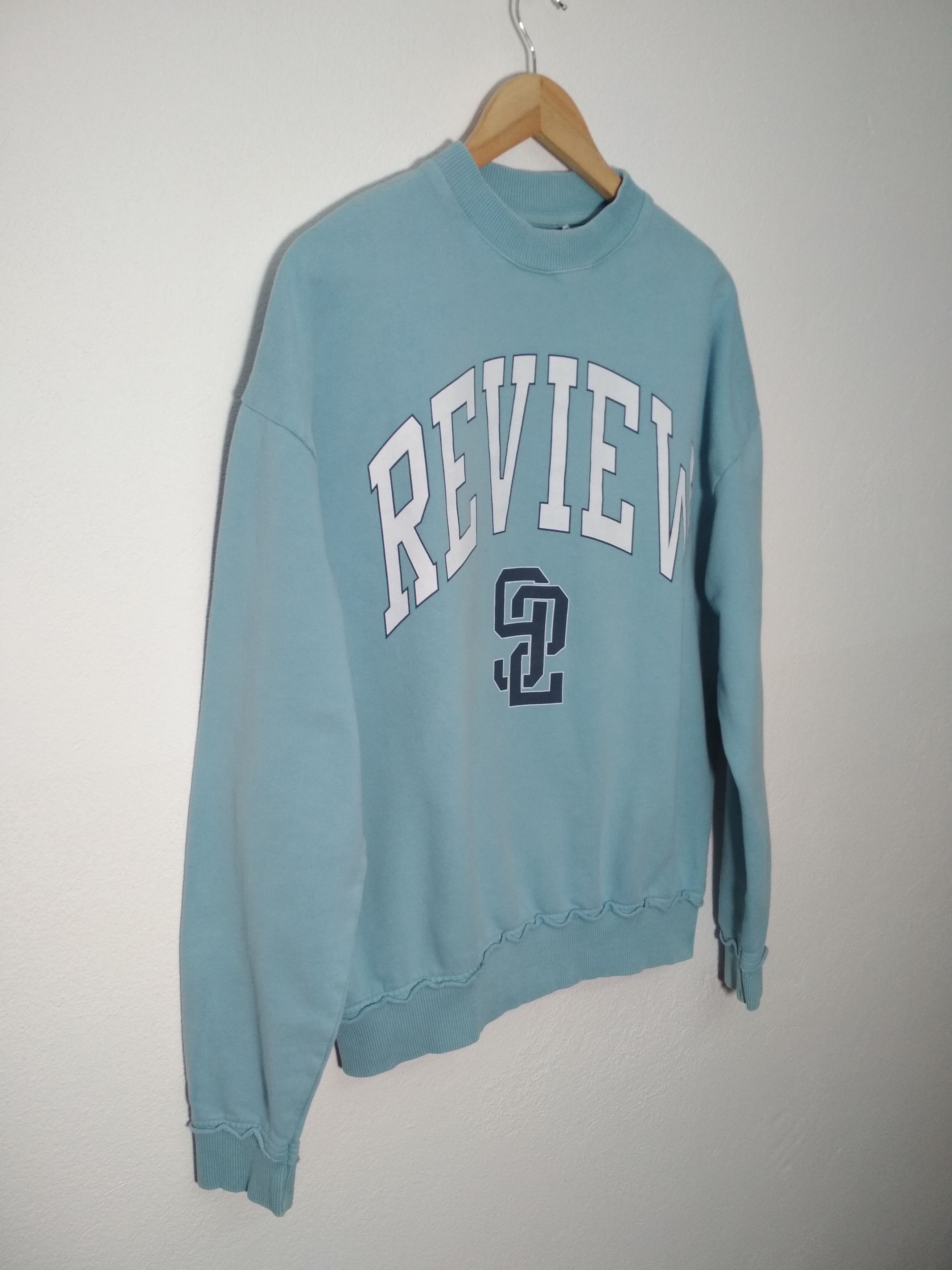 Review Review blue blouse sweatshirt big logo M Size US M / EU 48-50 / 2 - 3 Thumbnail